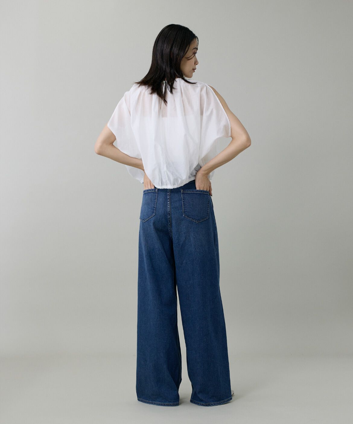 INED「スリットスリーブブラウス」|シャツ・ブラウス|