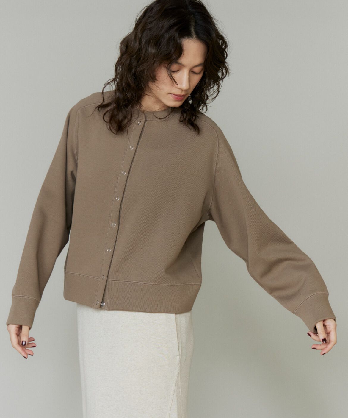 INED「ドットボタンカーディガン《YVON》」|カーディガン|