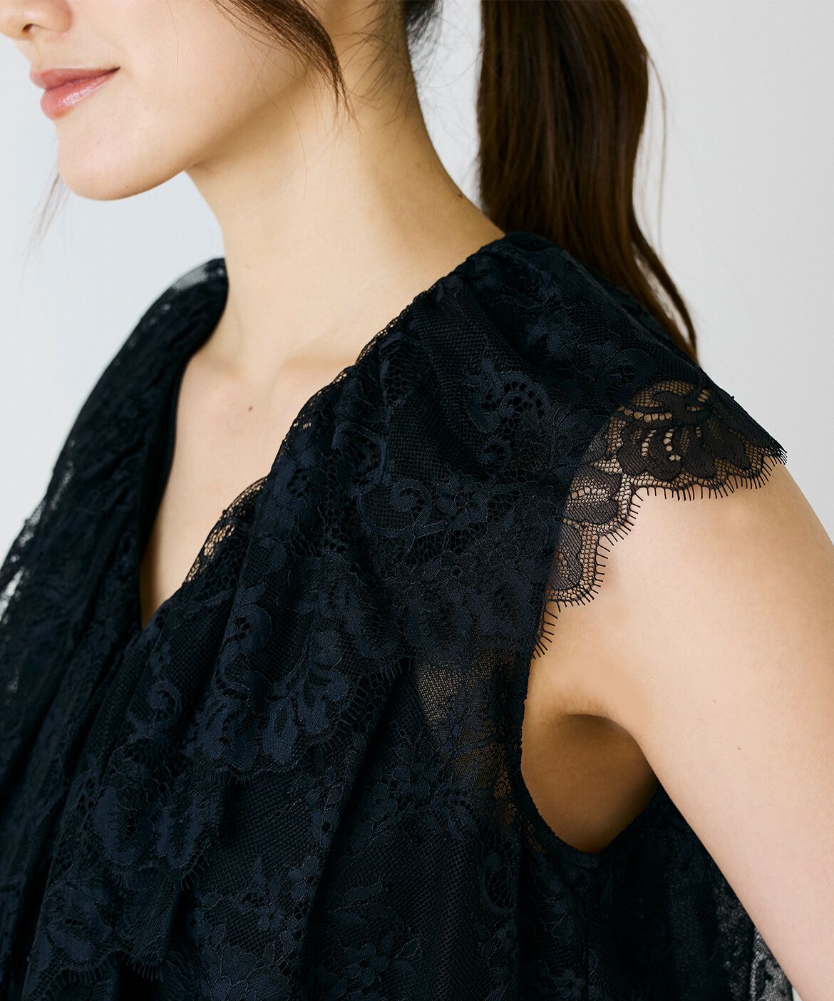 INED「レースベスト」|シャツ・ブラウス|