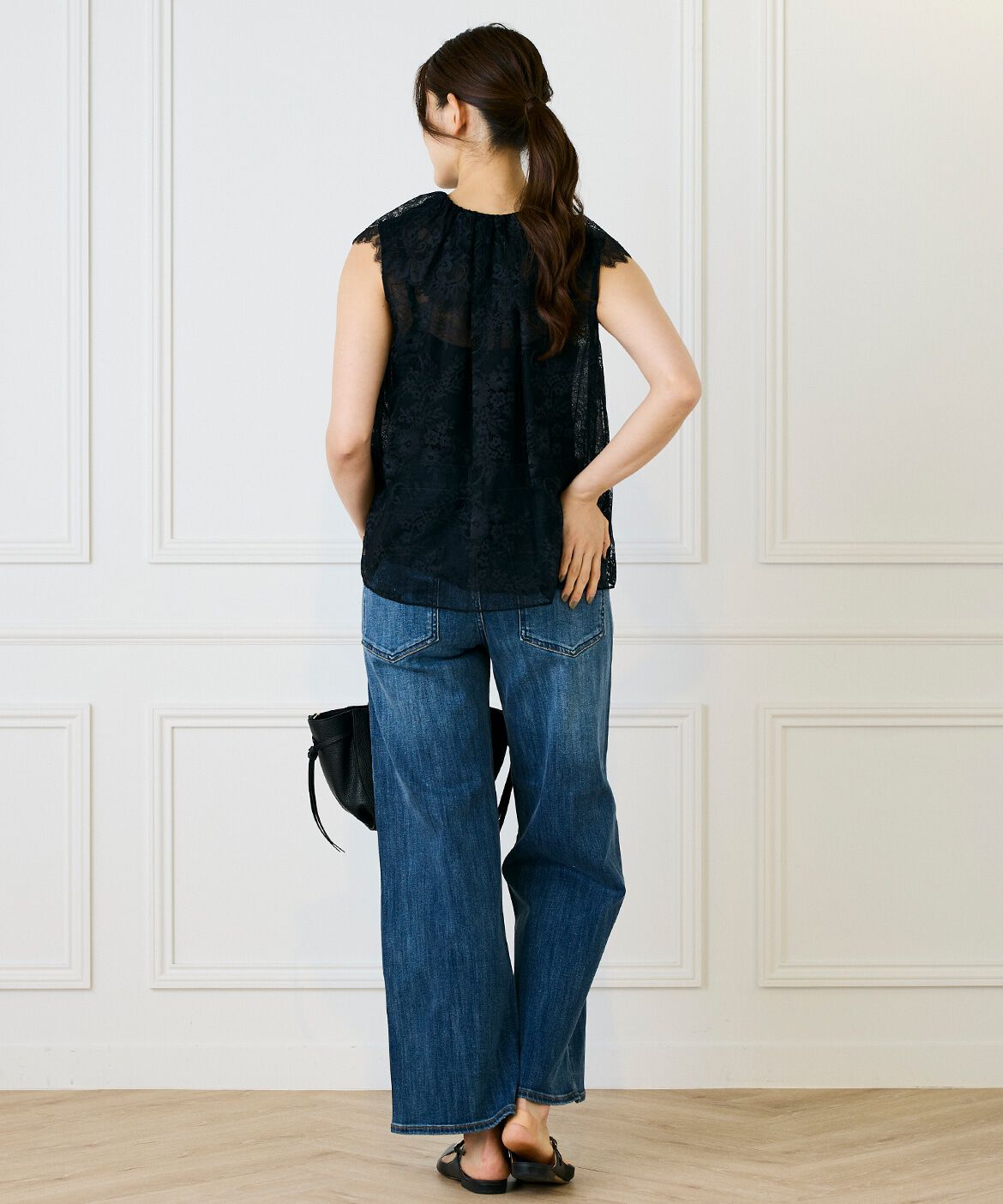 INED「レースベスト」|シャツ・ブラウス|