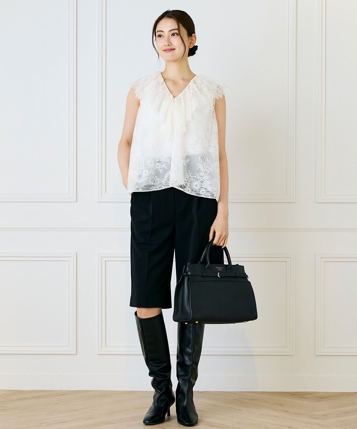 INED「レースベスト」|シャツ・ブラウス|