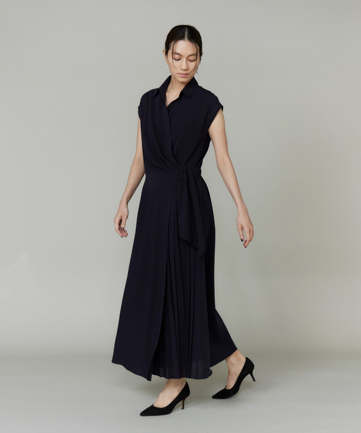 la veille by SUPERIOR CLOSET「アシンメトリーワンピース」|ワンピース|