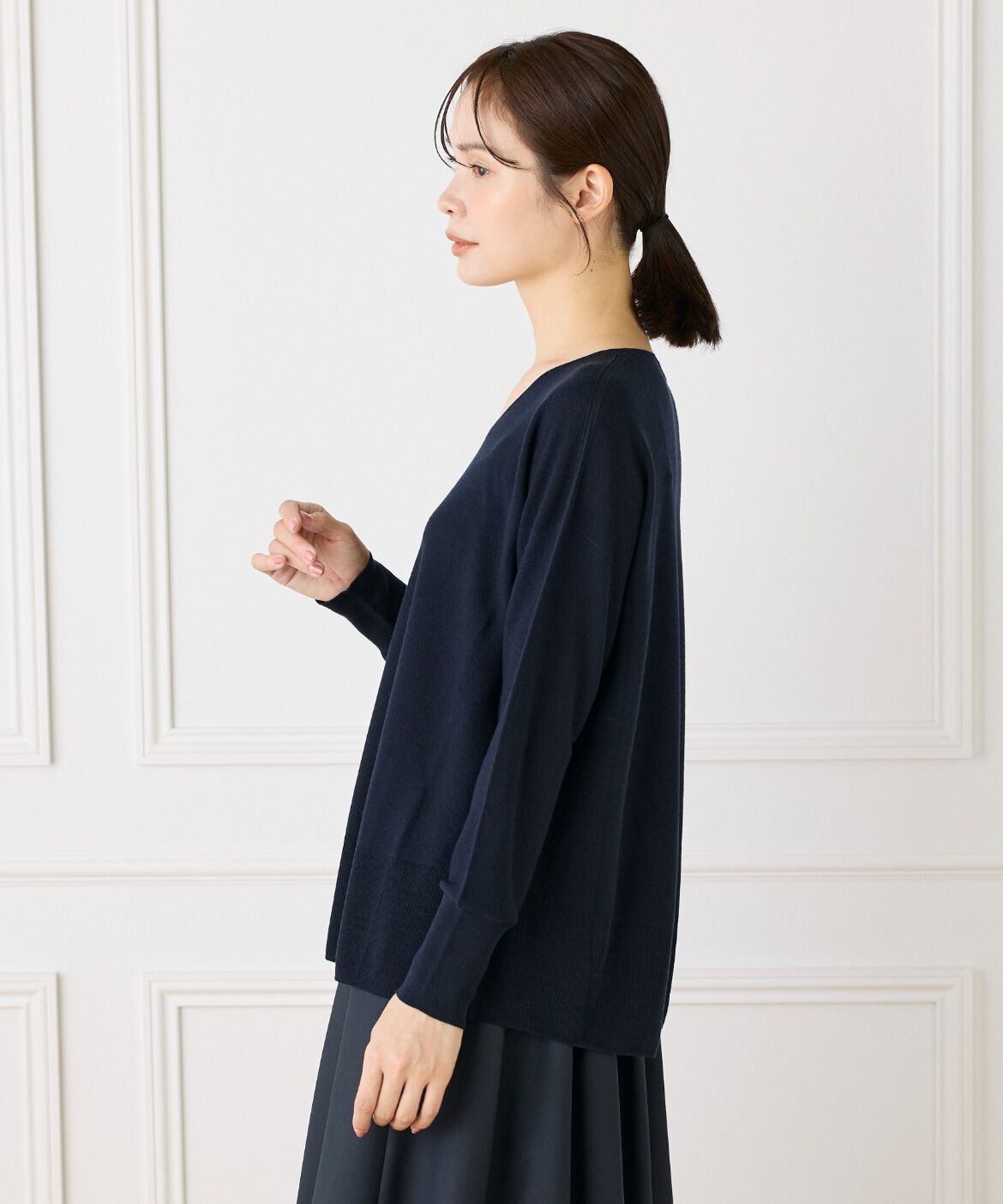 DAY by DAY it&rsquo;s international「AラインVネックプルオーバー《Cuoo》」|ニット・セーター|