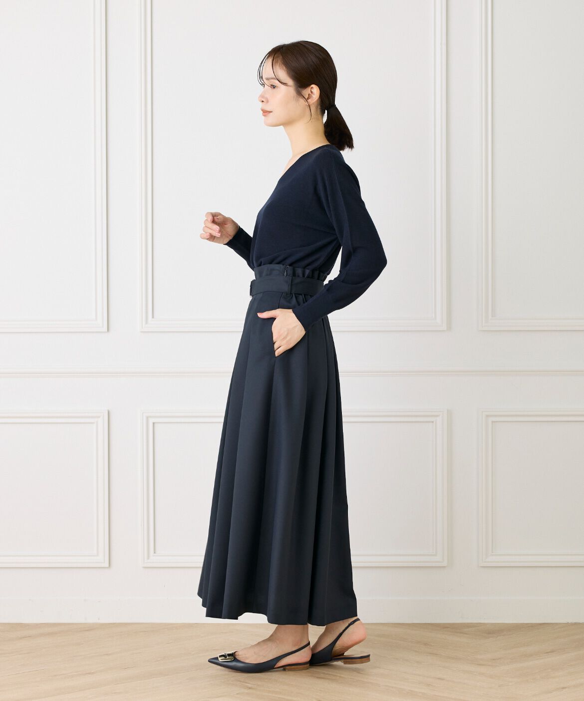 DAY by DAY it&rsquo;s international「AラインVネックプルオーバー《Cuoo》」|ニット・セーター|