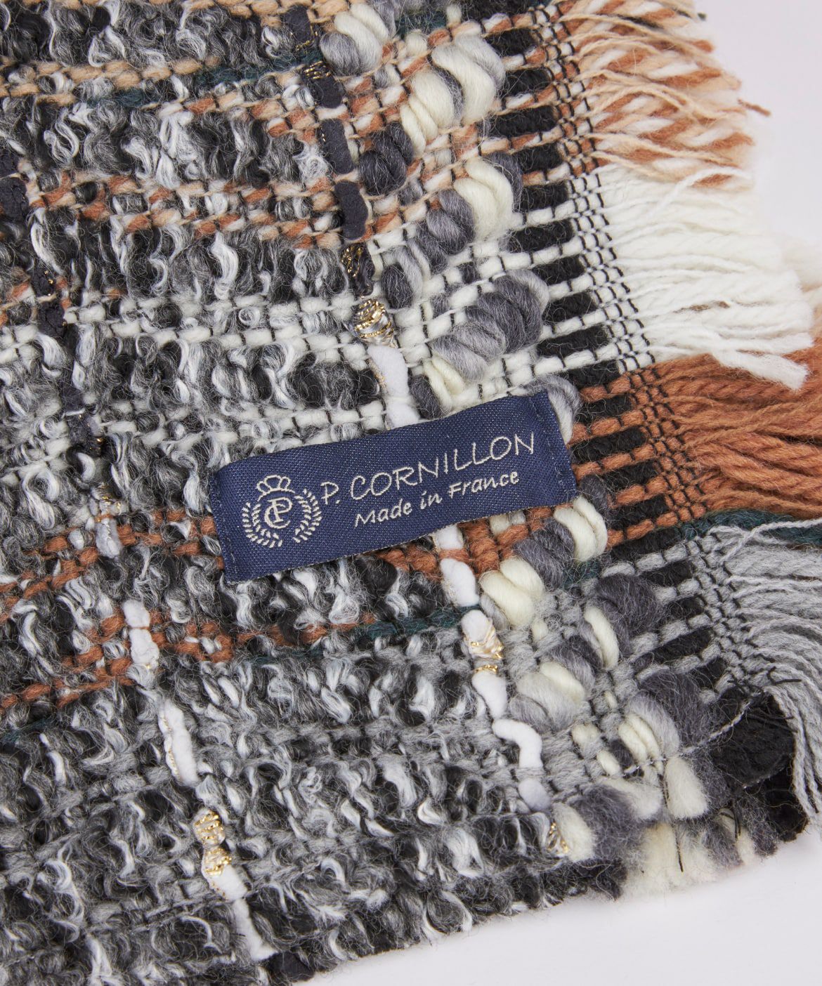 Le Souk「 ミックスツィードマフラー《P.CORNILLON / ピー・コルニヨン》」|マフラー|