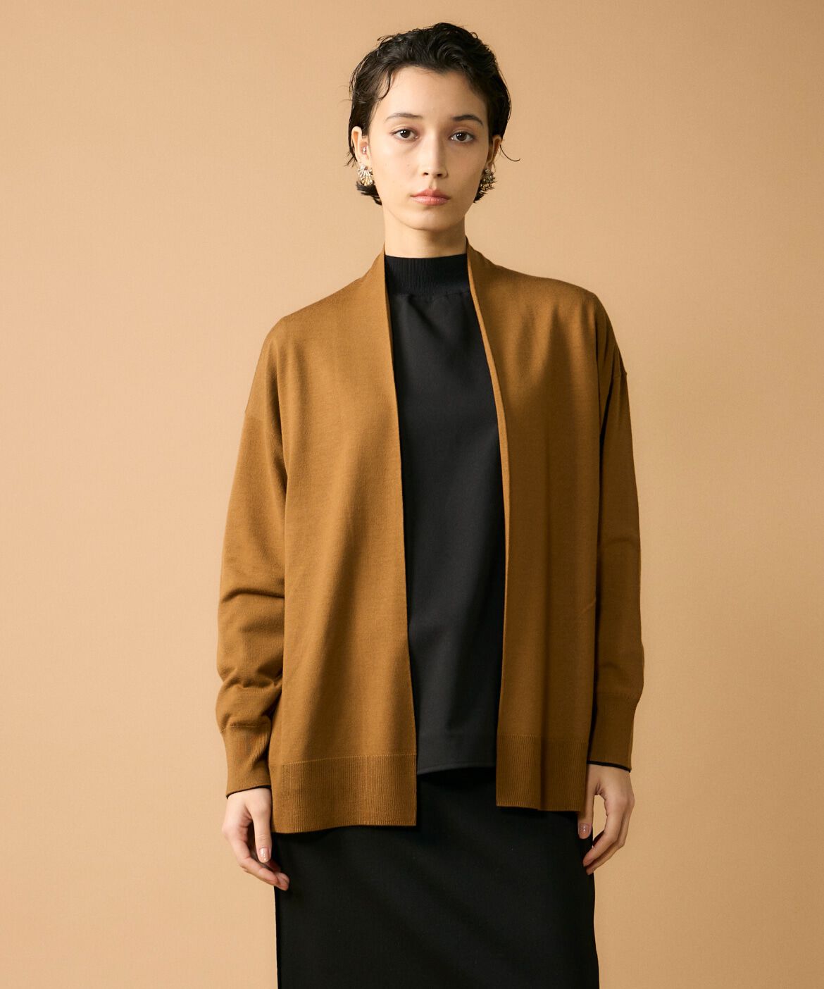 7-IDconcept.「着流しロングカーディガン」|カーディガン|