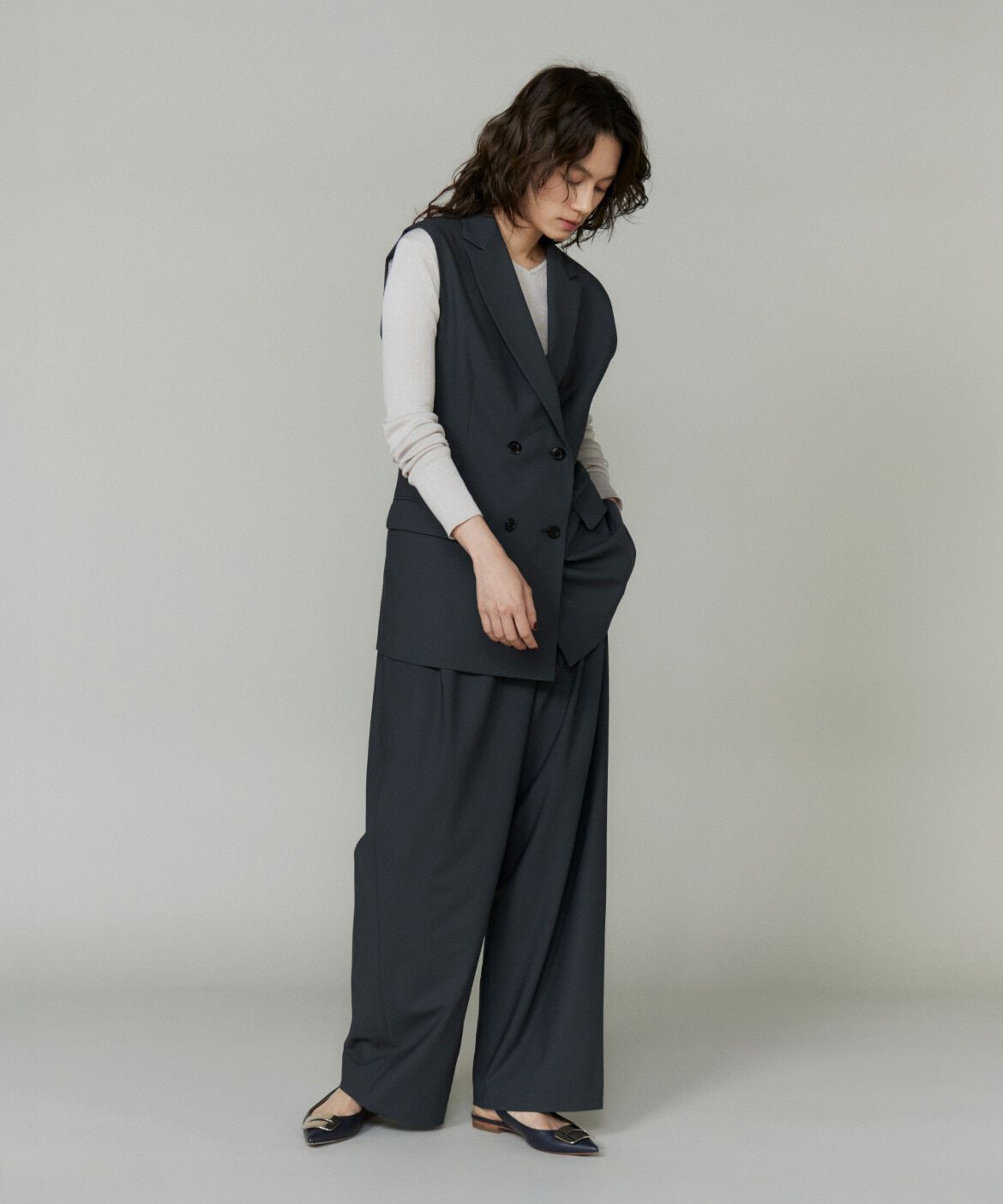 la veille by SUPERIOR CLOSET「《大きいサイズ》ラップパンツ」|その他|