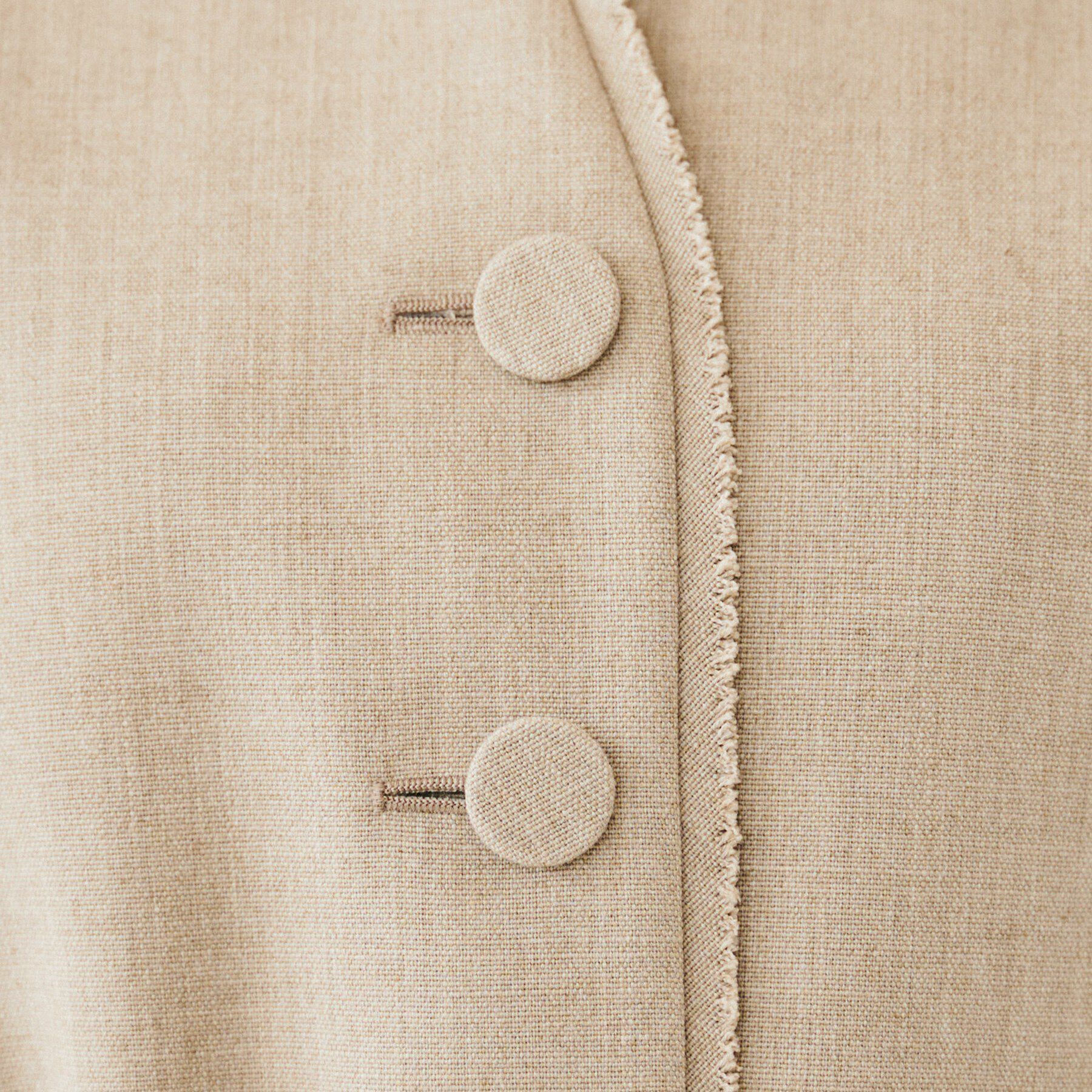 UNTITLED「【セットアップ可能】リネンライクキャンバス ジレ」|ベスト・ジレ|