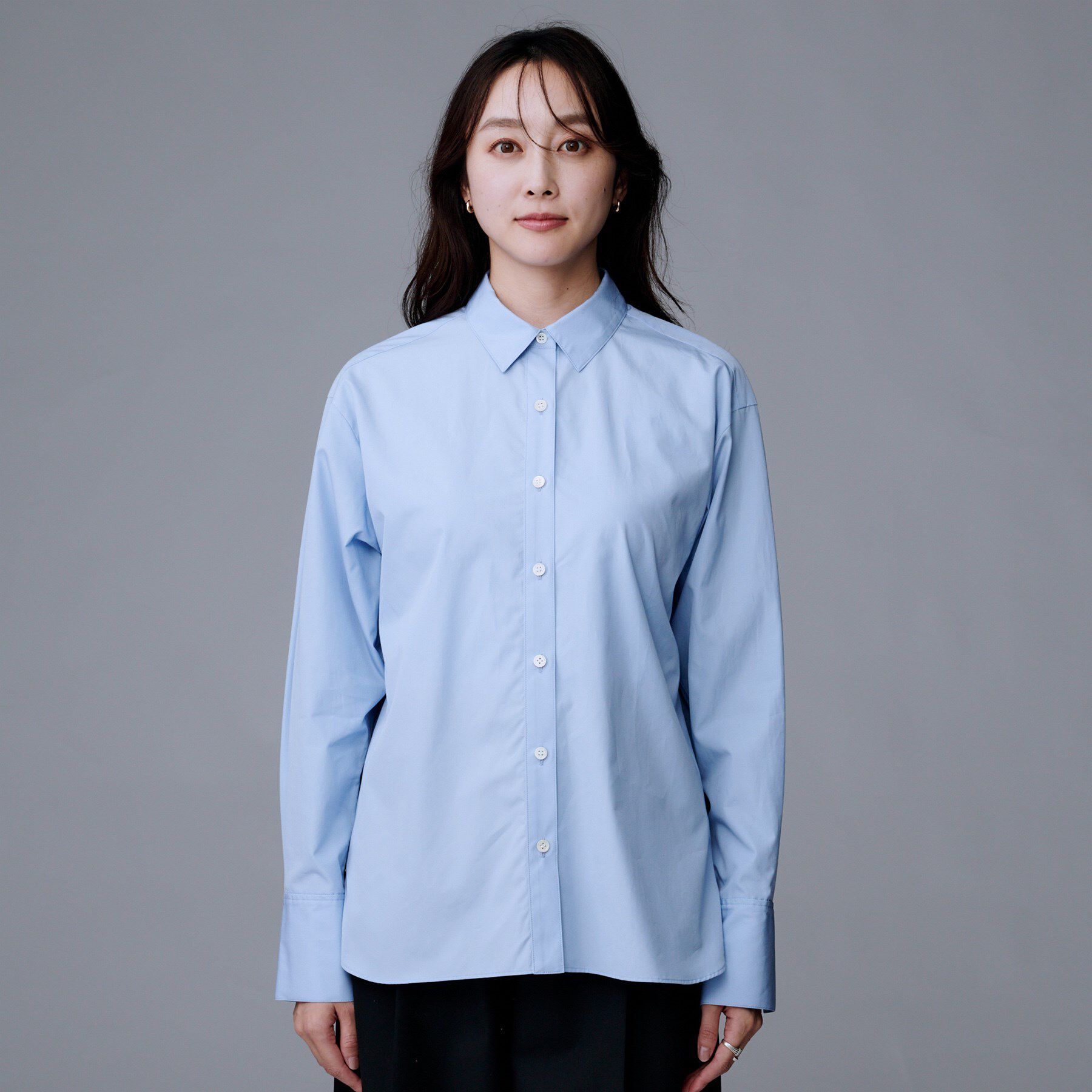 UNTITLED「【洗える/コットン100%】リッチベーシックシャツ」|シャツ・ブラウス|