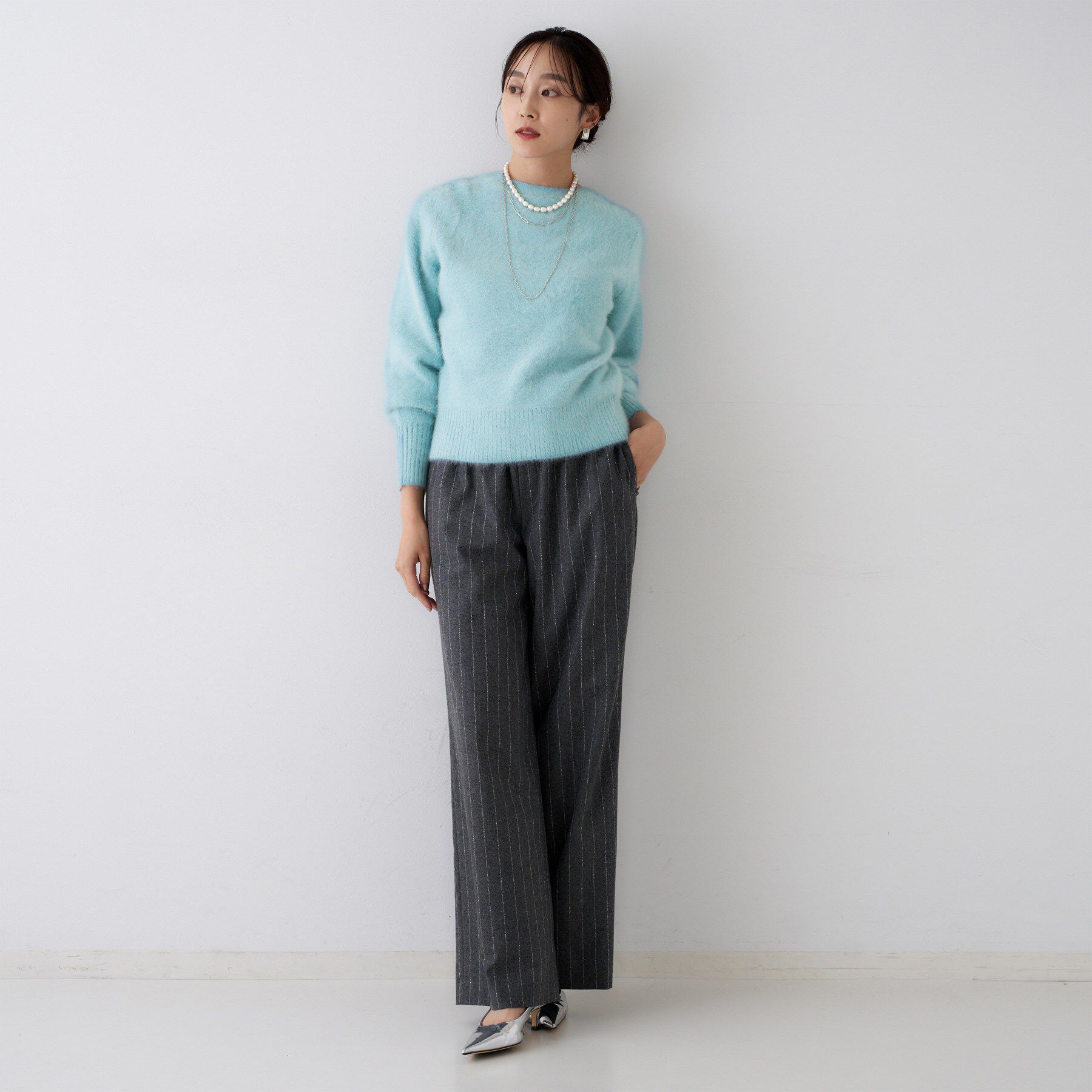 UNTITLED「【ふわふわニット/前後2WAY】フォックスカシミヤカーディガン」|カーディガン|