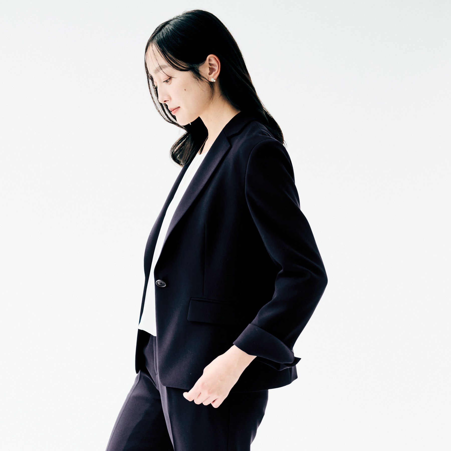 UNTITLED「【洗える/ストレッチ性/軽い】テーラードジャケット」|テーラードジャケット|