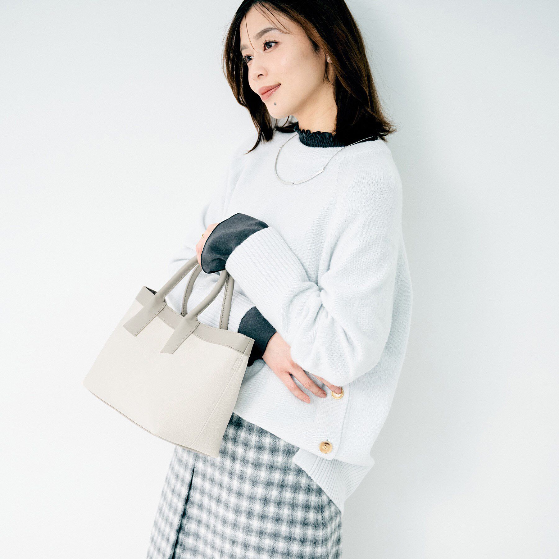 UNTITLED「バイカラートート」|トートバッグ|