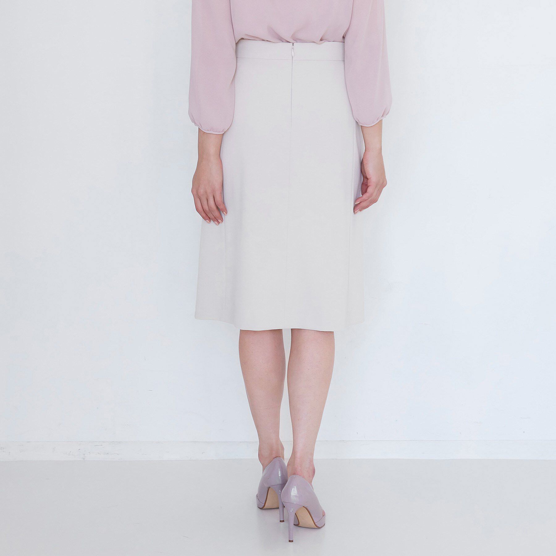 COUP DE CHANCE「【手洗い可／日本製／伸縮性／スーツ可】セミフレアースカート」|スカート|