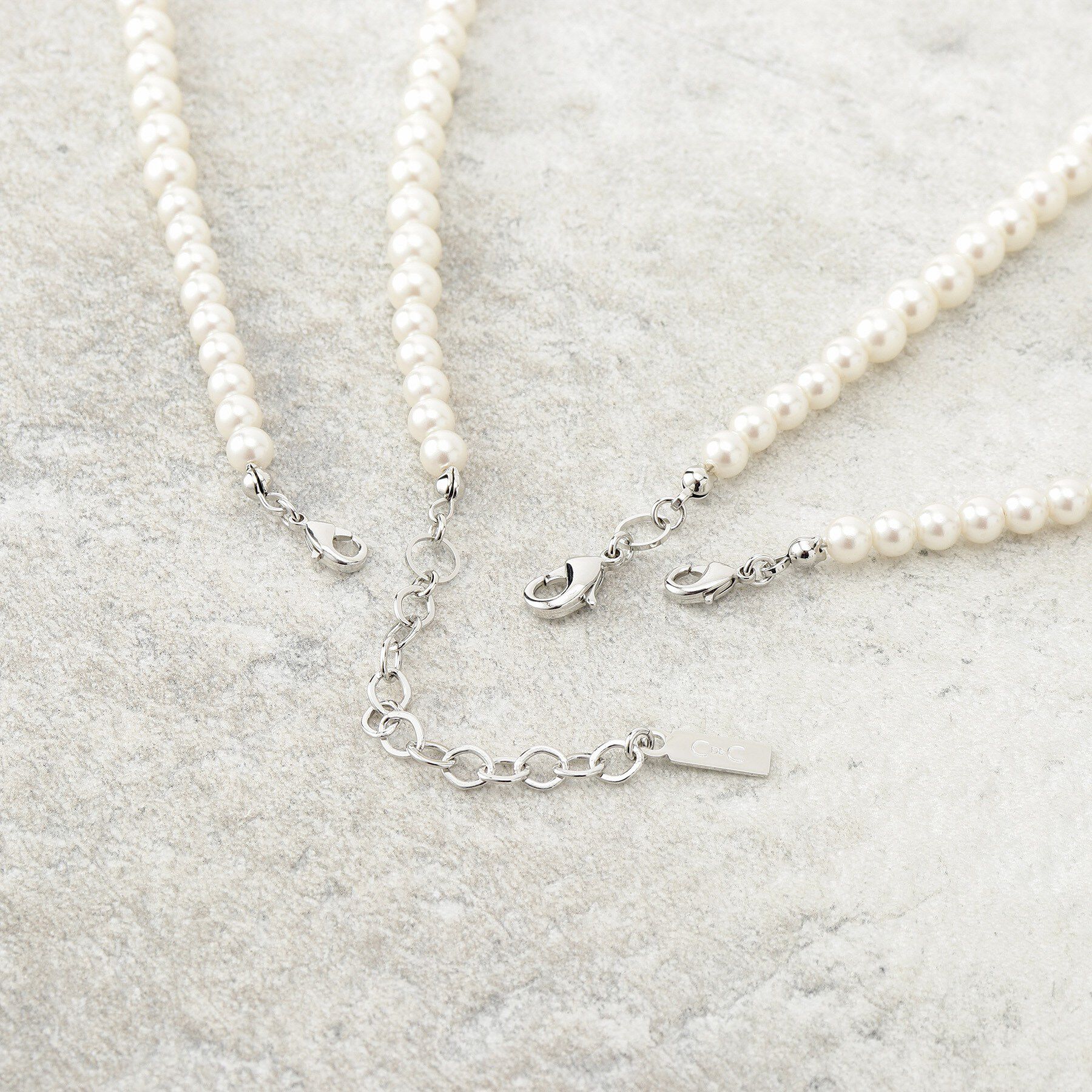 COUP DE CHANCE「取り外し可能／ツインフェイクパール／国内生産／国産人工真珠／セレモニー／入卒／パーティー」|ネックレス|