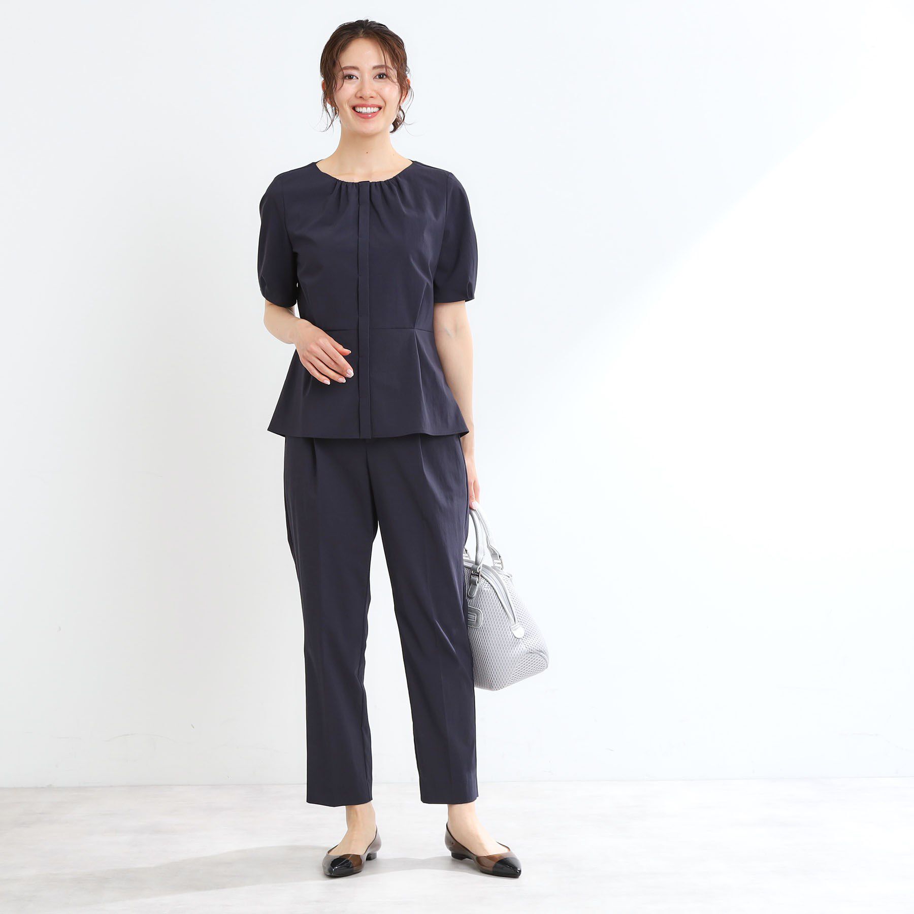 Reflect「【マシンウォッシュ可／撥水／雨の日OK！】レインシリーズブラウス」|シャツ・ブラウス|