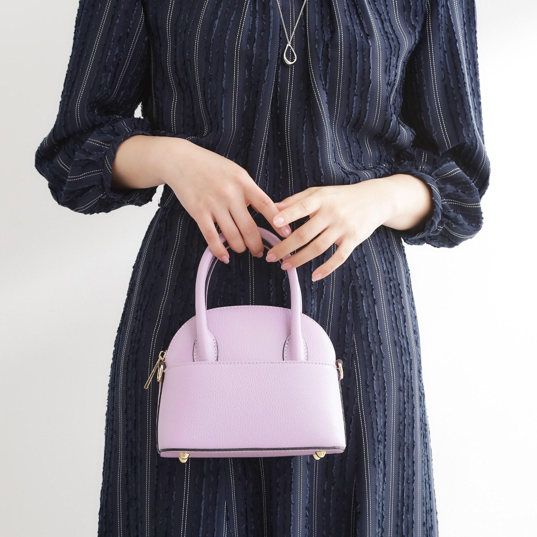 Reflect「【M ROSE】ショルダー付きミニバッグ」|ハンドバッグ|ラベンダー(080)