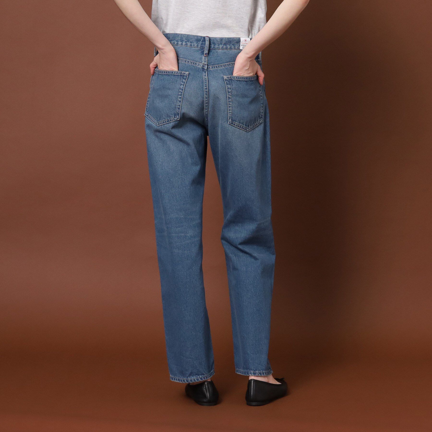 DRESSTERIOR「【洗える】テーパードコンフォートデニム」|デニム|