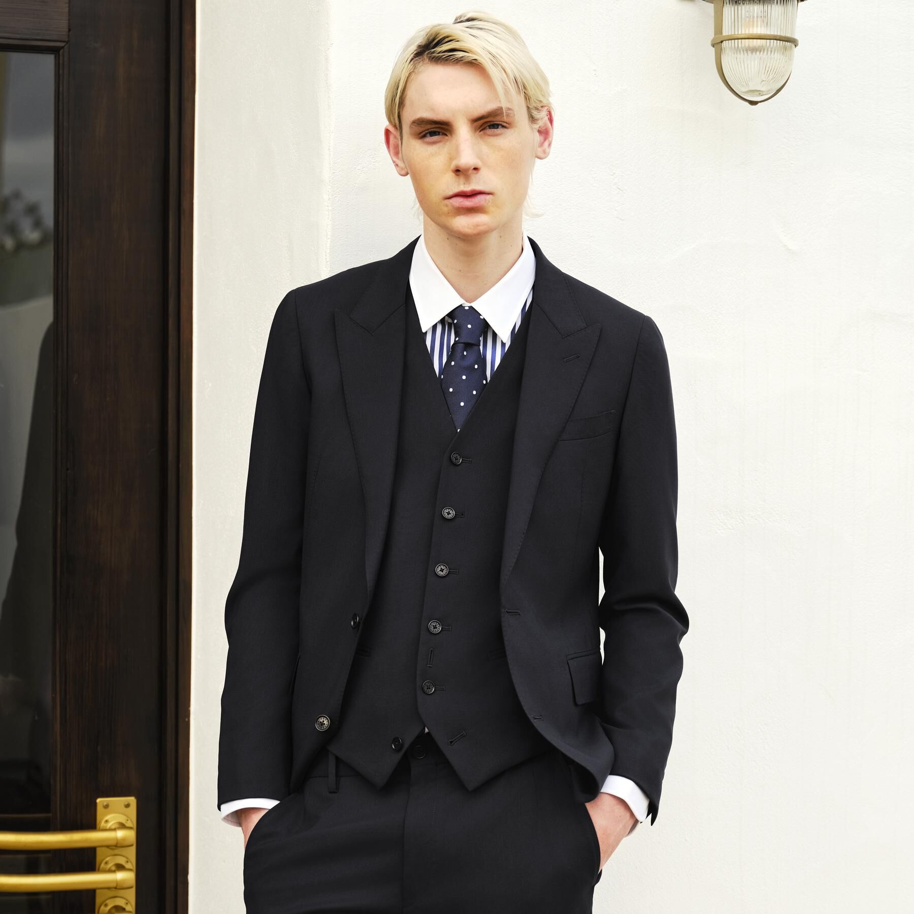 DRESSTERIOR「【セットアップ可】スリーピース ジレ」|ベスト・ジレ|