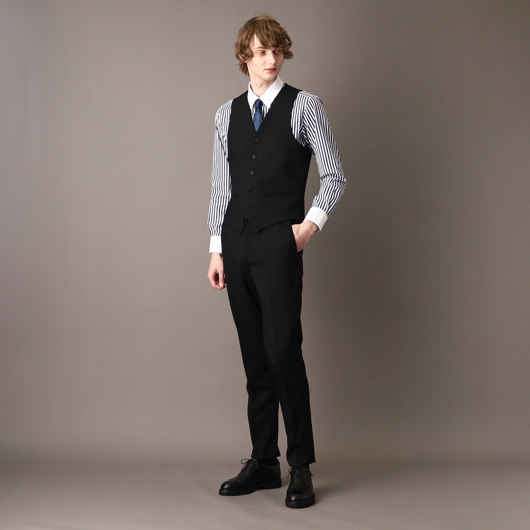 DRESSTERIOR「【セットアップ可】スリーピース ジレ」|ベスト・ジレ|