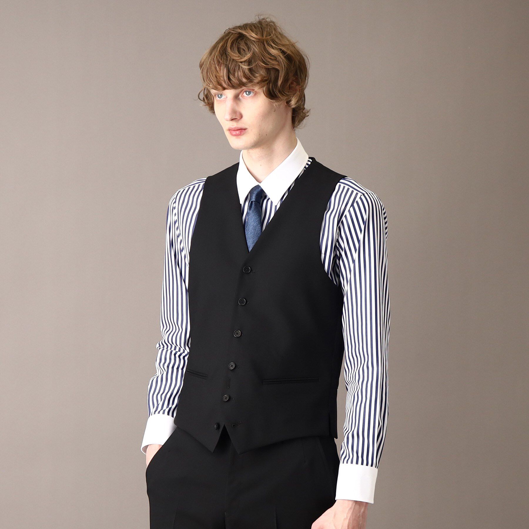DRESSTERIOR「【セットアップ可】スリーピース ジレ」|ベスト・ジレ|