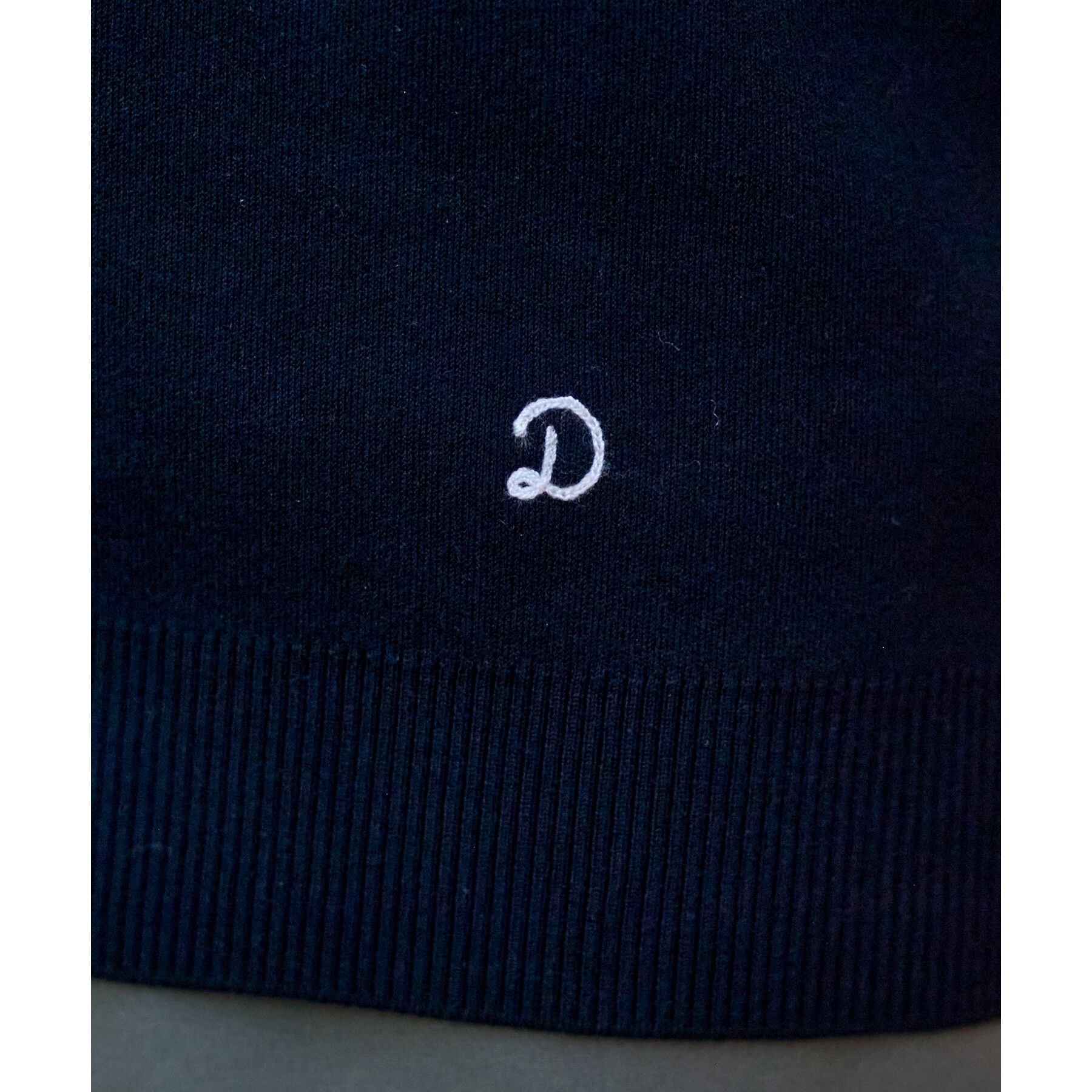 DRESSTERIOR「コットンスムース アームラインクルーネックニット」|ニット・セーター|