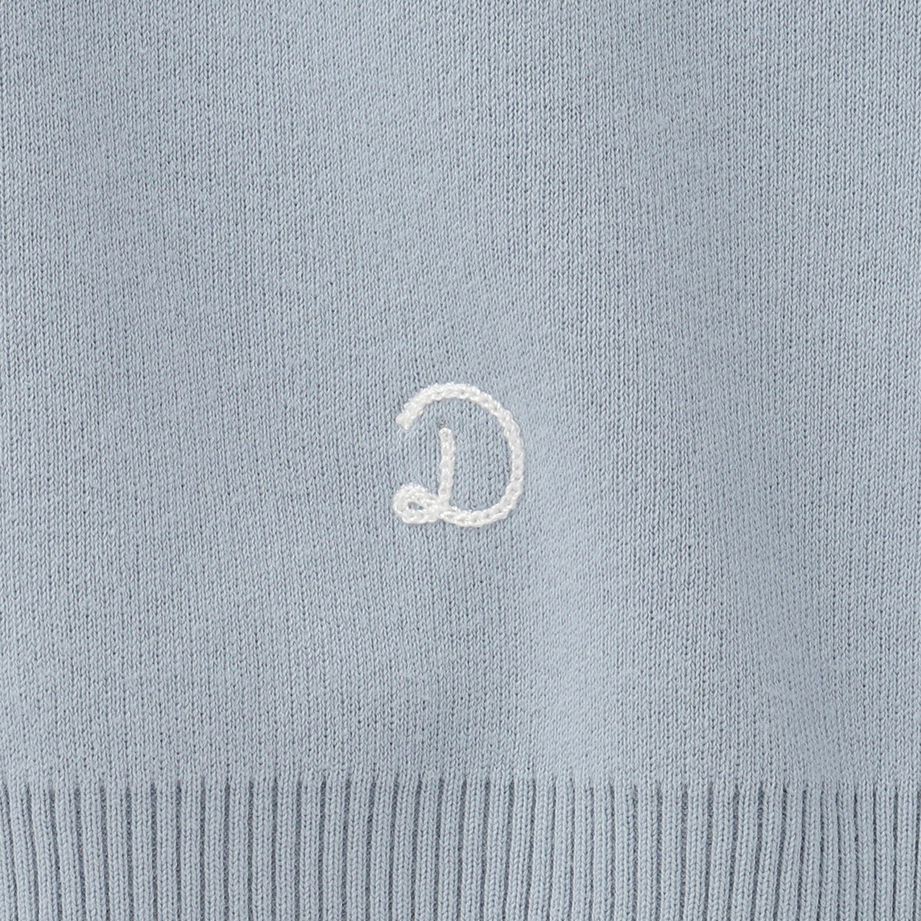 DRESSTERIOR「コットンスムース アームラインクルーネックニット」|ニット・セーター|