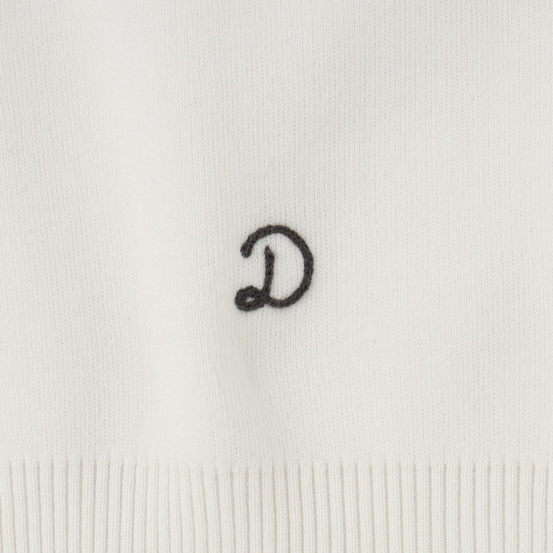 DRESSTERIOR「コットンスムース アームラインクルーネックニット」|ニット・セーター|