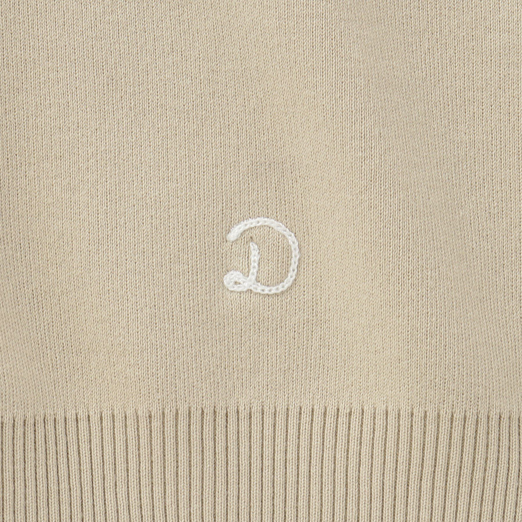 DRESSTERIOR「コットンスムース アームラインクルーネックニット」|ニット・セーター|