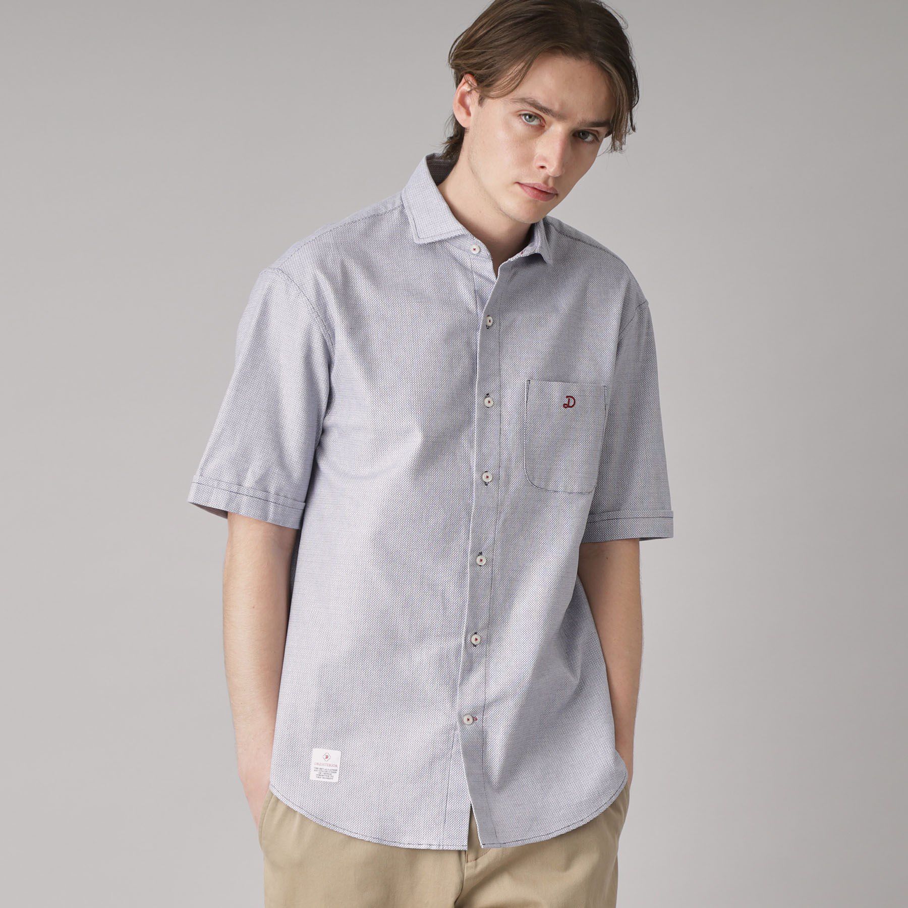 DRESSTERIOR「メッシュエアー ハーフスリーブシャツ」|シャツ・ブラウス|