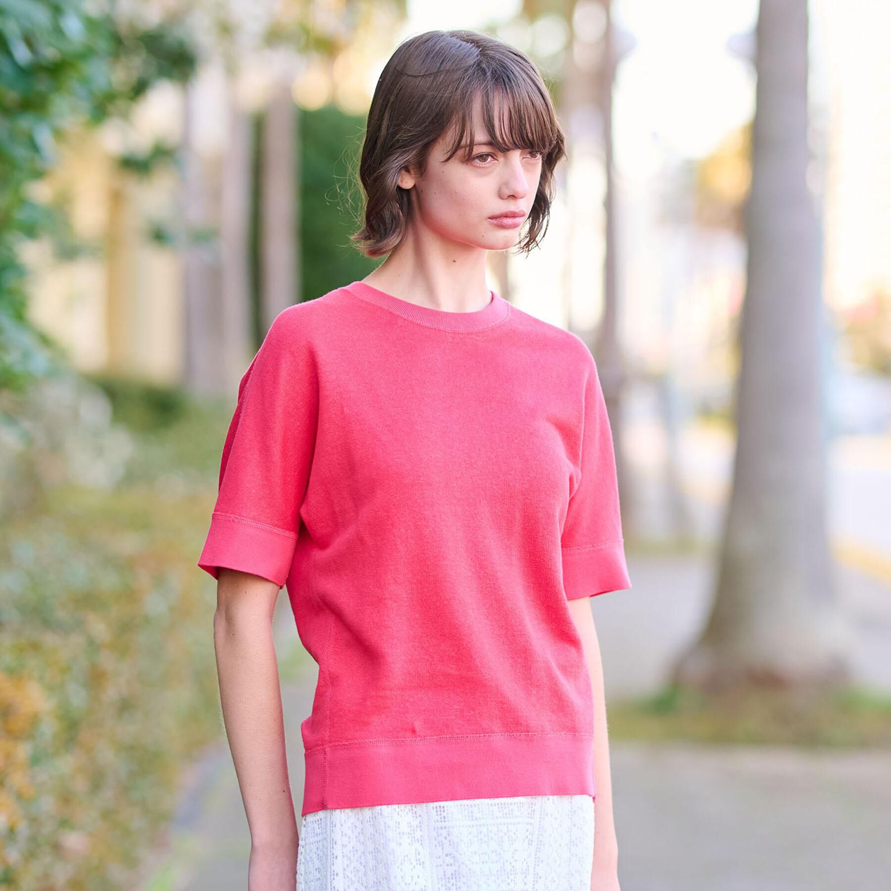 DRESSTERIOR「【毎年人気！／洗える】リネン裏毛ハーフスリーブプルオーバー」|Tシャツ・カットソー|