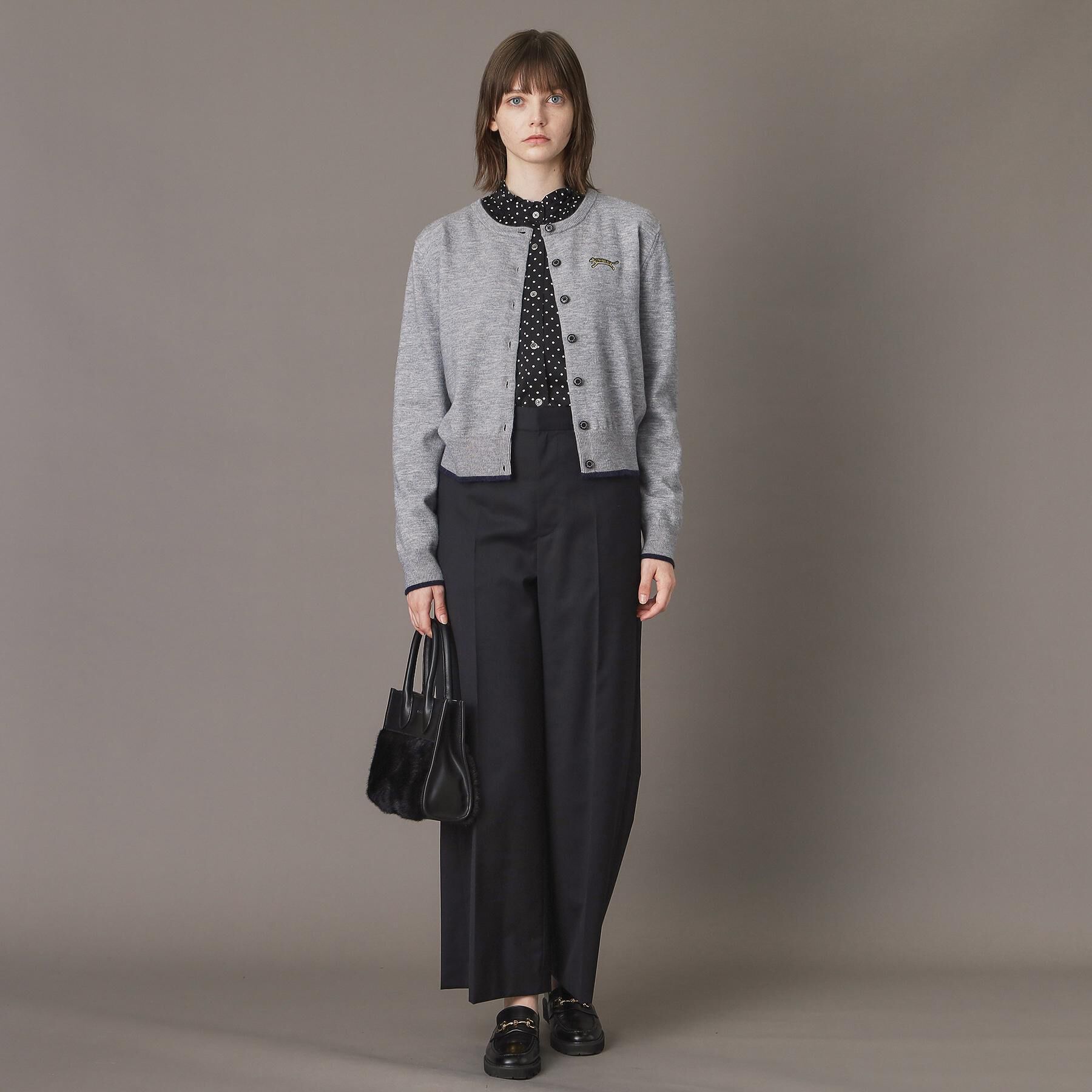 DRESSTERIOR「【CLASSY．12月号掲載】タイガーエンブロイダリークルーネックカーディガン」|カーディガン|