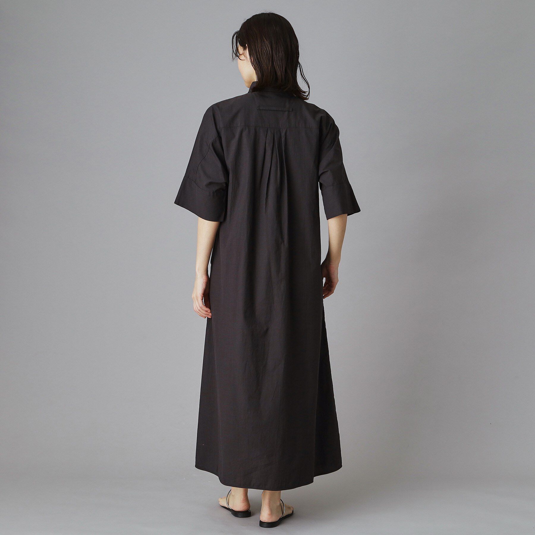 DRESSTERIOR「TICCA（ティッカ）テント半袖シャツワンピース」|ワンピース|