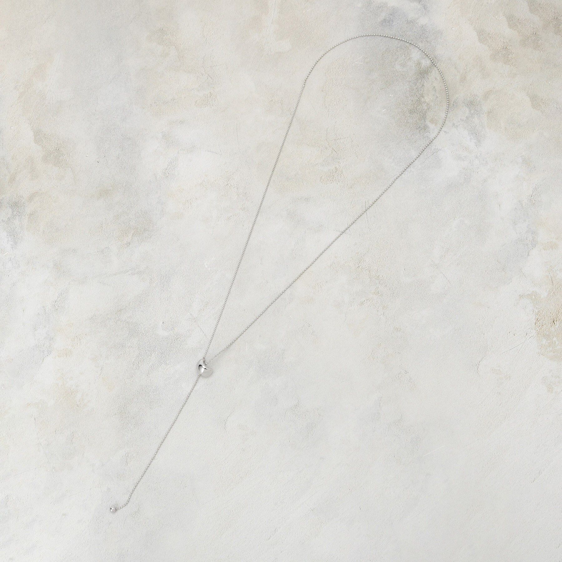 grove「スライドメタルチェーンY字ネックレス」|ネックレス|