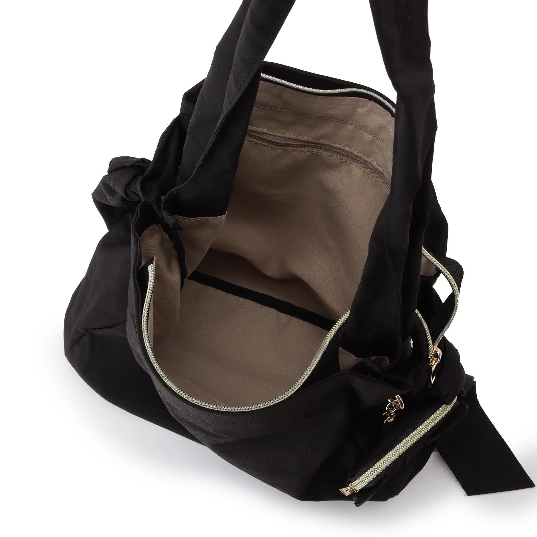 grove「【撥水】リボンチャームサイドノットショルダー」|ショルダー・メッセンジャー|