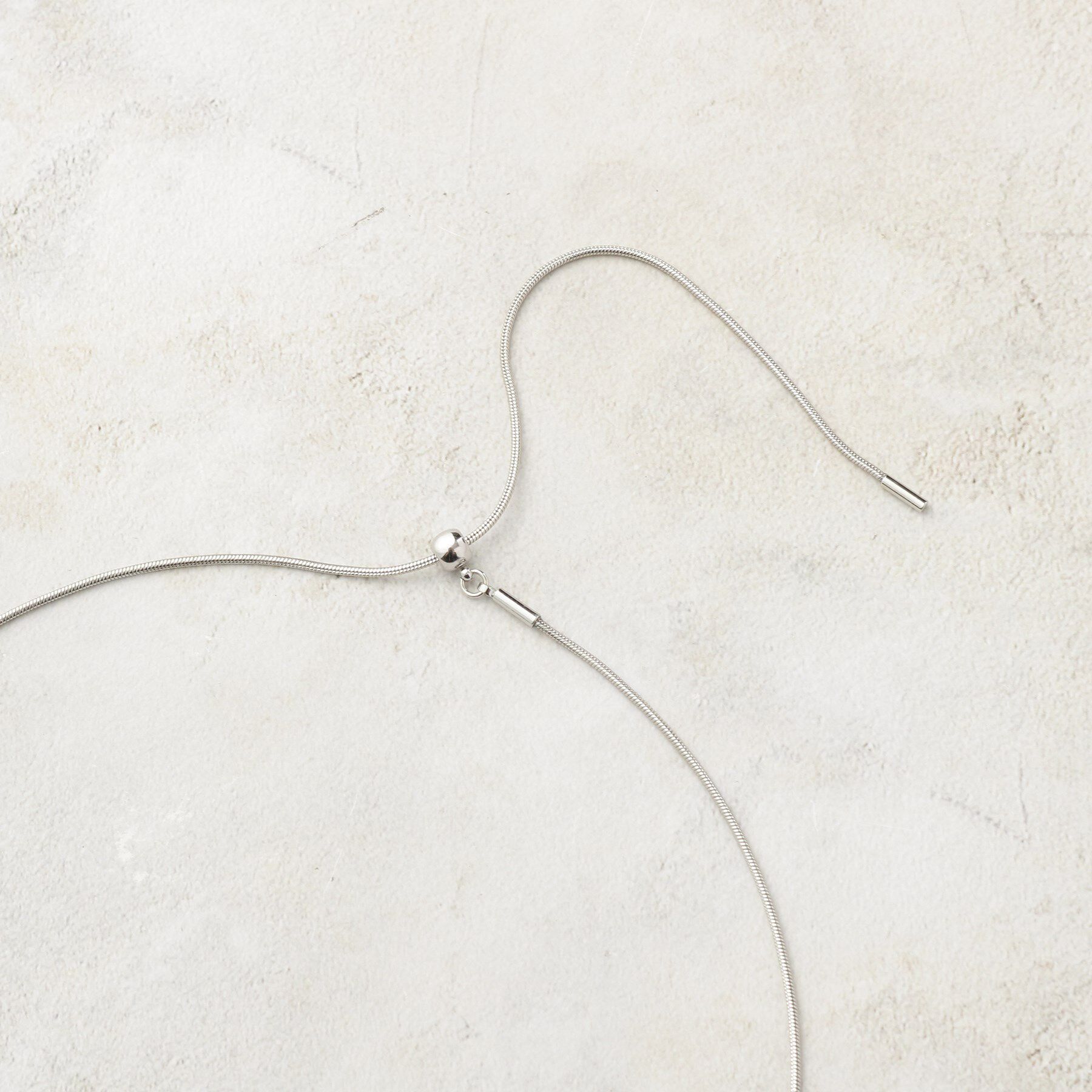 grove「【ネックホルダー】ダブルリングチェーンネックレス」|ネックレス|