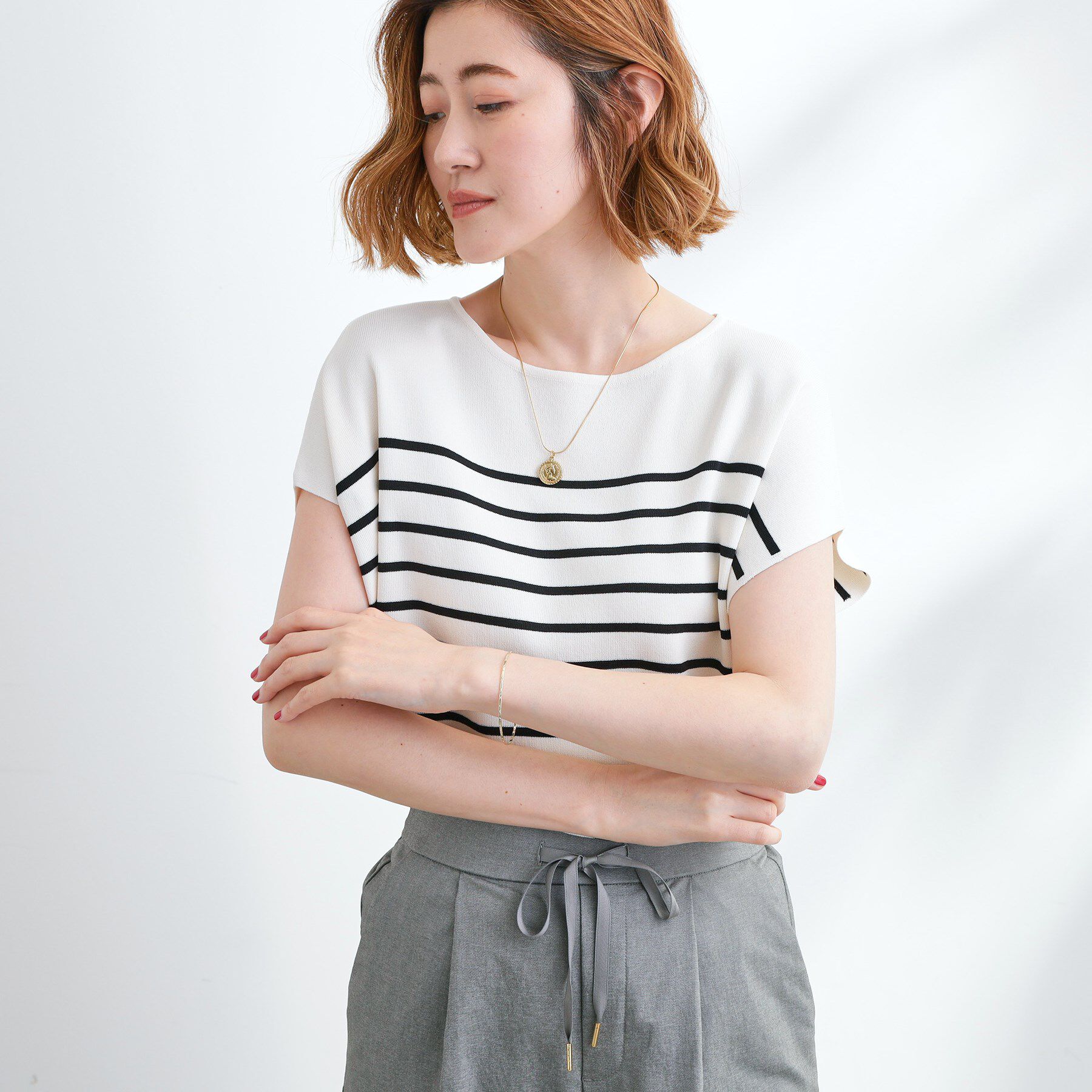 grove「ラウンドメタルバングル」|ブレスレット・バングル|