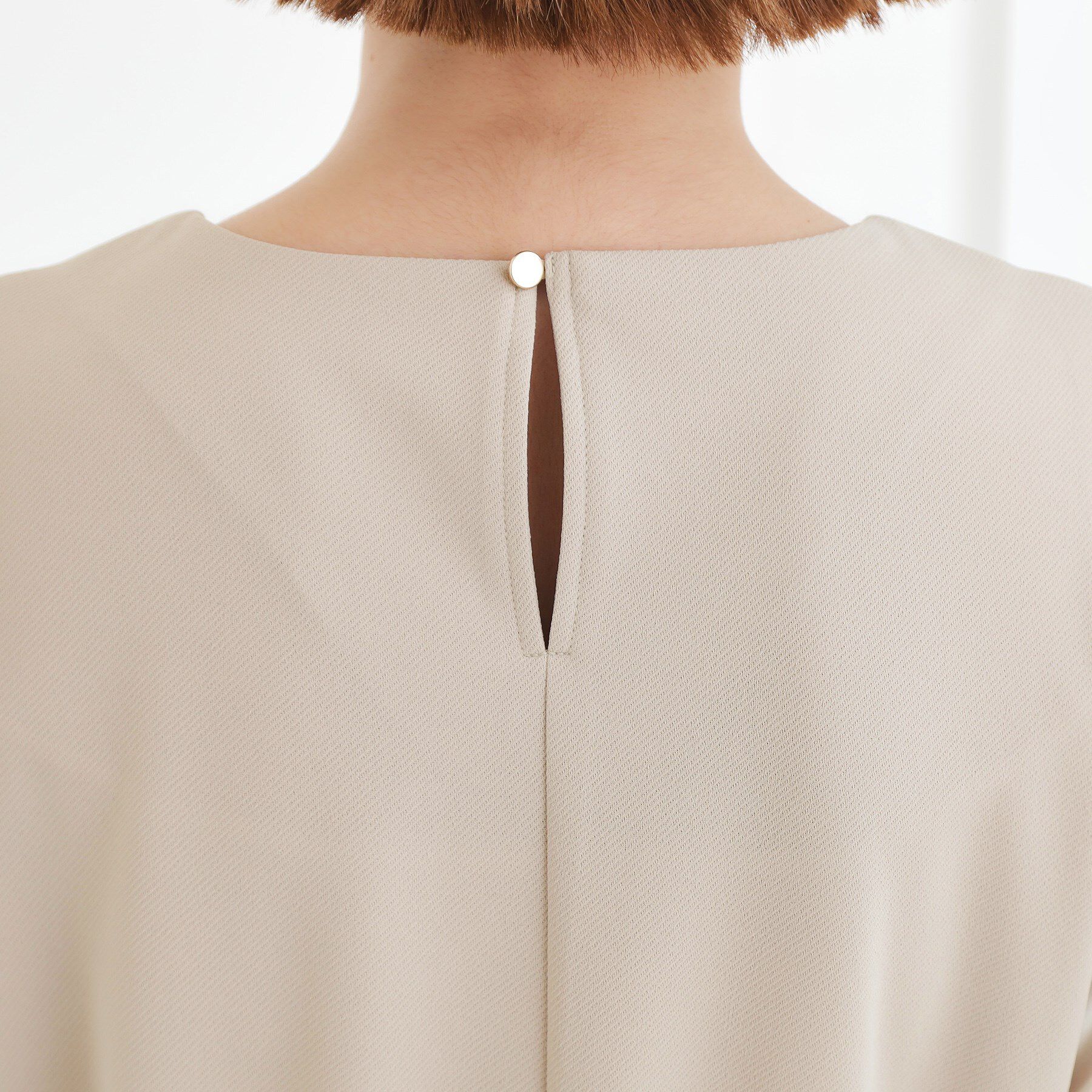 grove「【手洗いOK】フロントプリーツ袖コンシャスワンピース」|ワンピース|