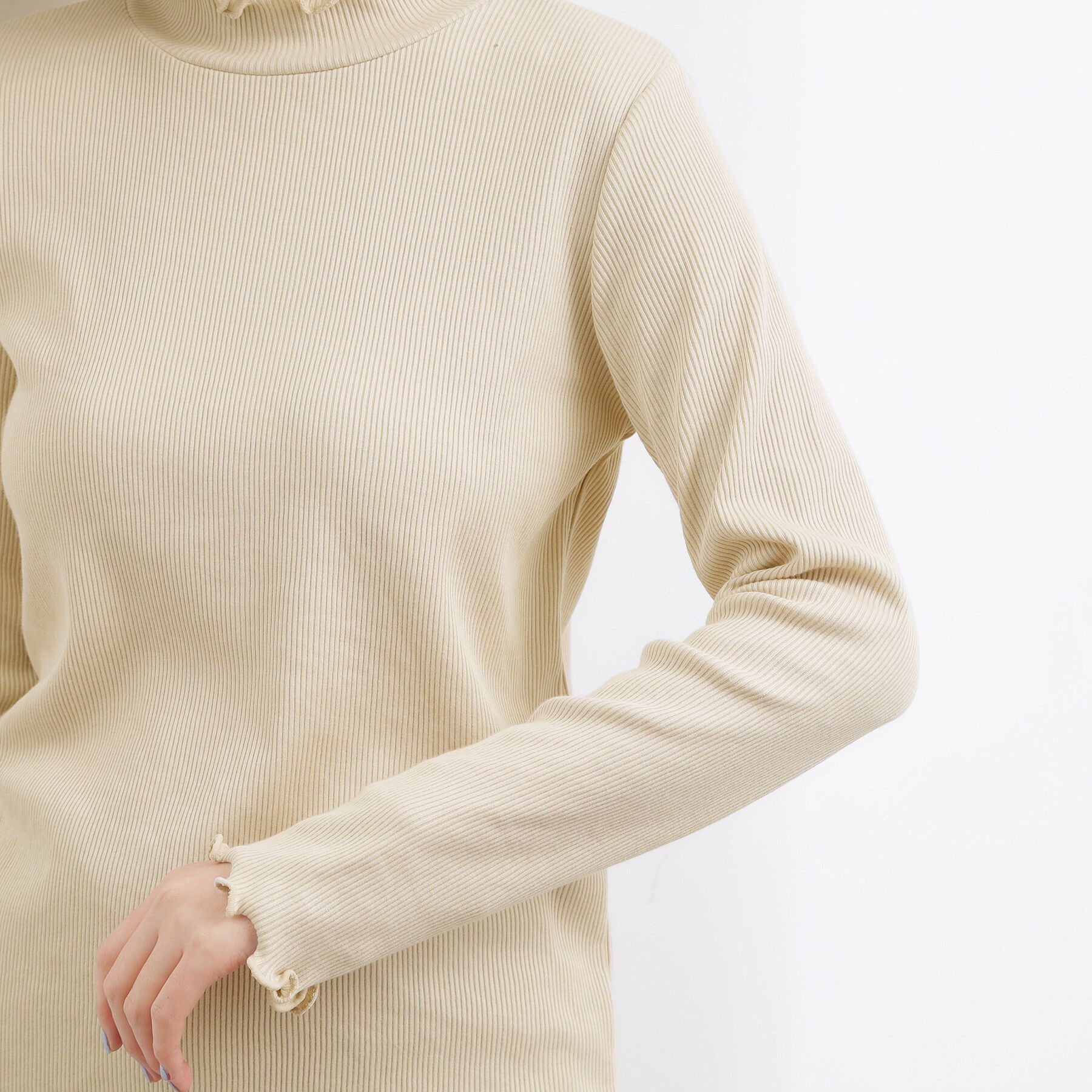 grove「シルクライクリブタートルネック」|Tシャツ・カットソー|