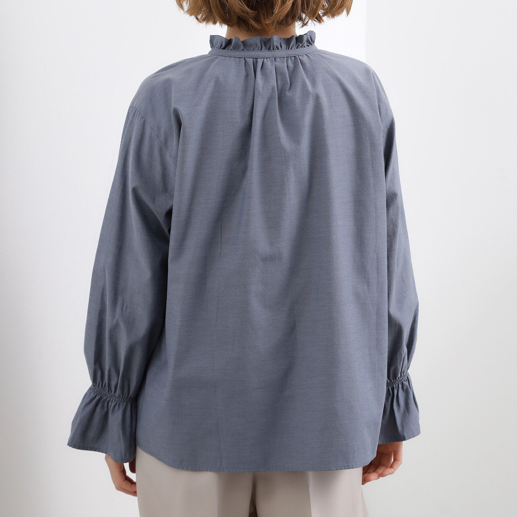 grove「フリルカラーリボンブラウス」|シャツ・ブラウス|