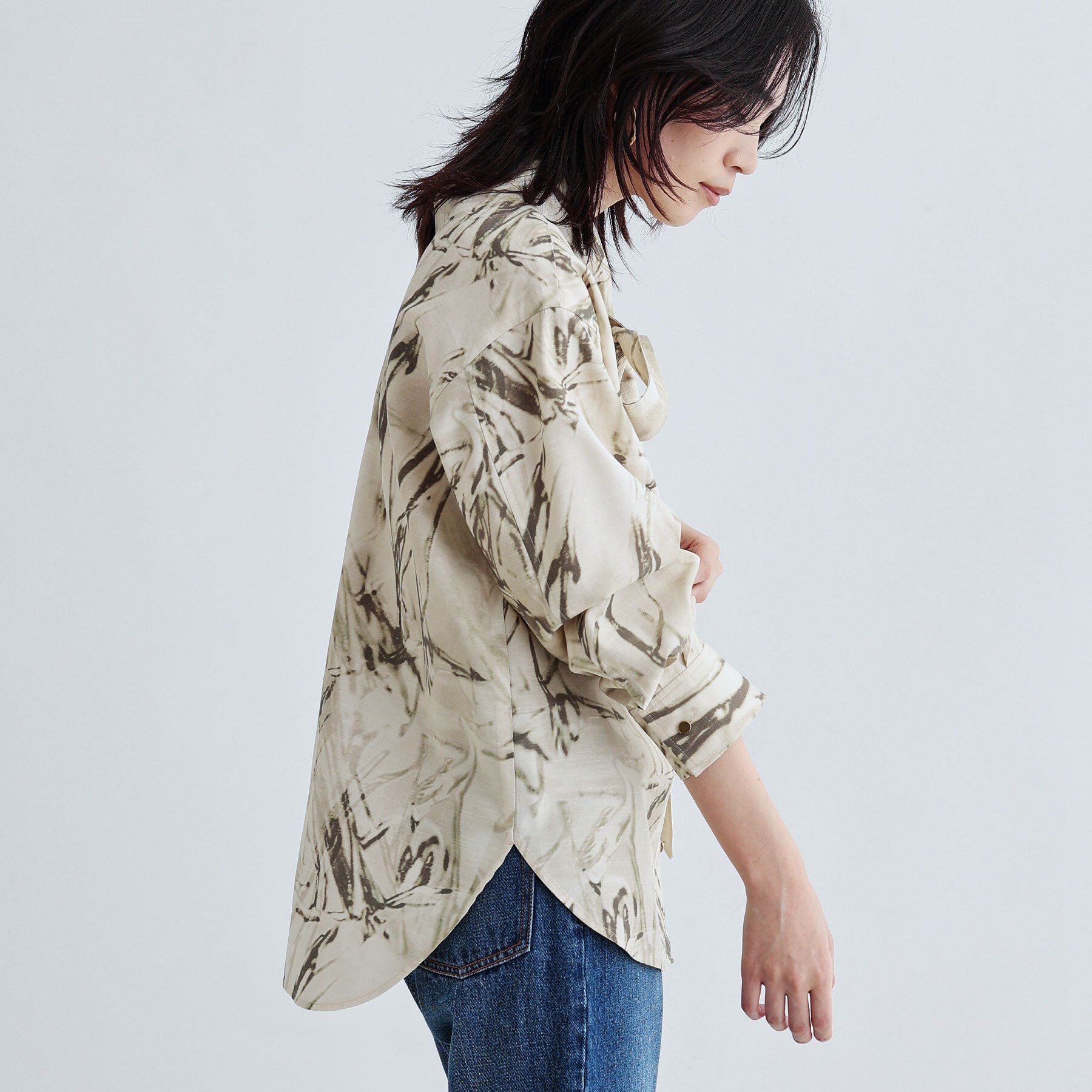GALLEST「ウォータープリントシャツ」|シャツ・ブラウス|
