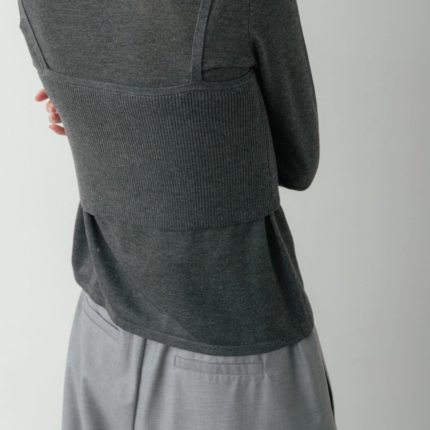 GALLEST「ビスチェレイヤードニット」|ニット・セーター|