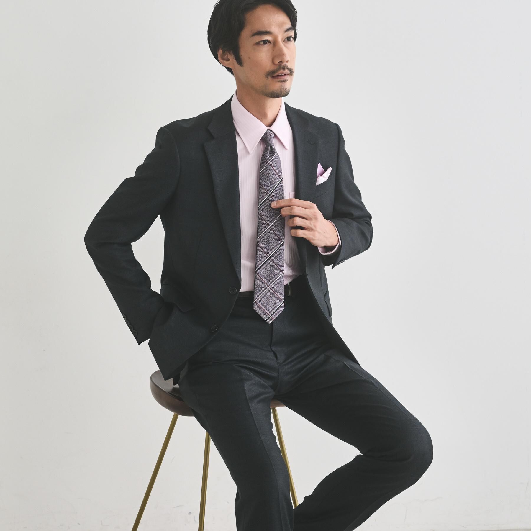 TAKEO KIKUCHI「【Made in JAPAN】番千鳥ウィンドペン柄 ネクタイ」|ネクタイ・蝶ネクタイ|