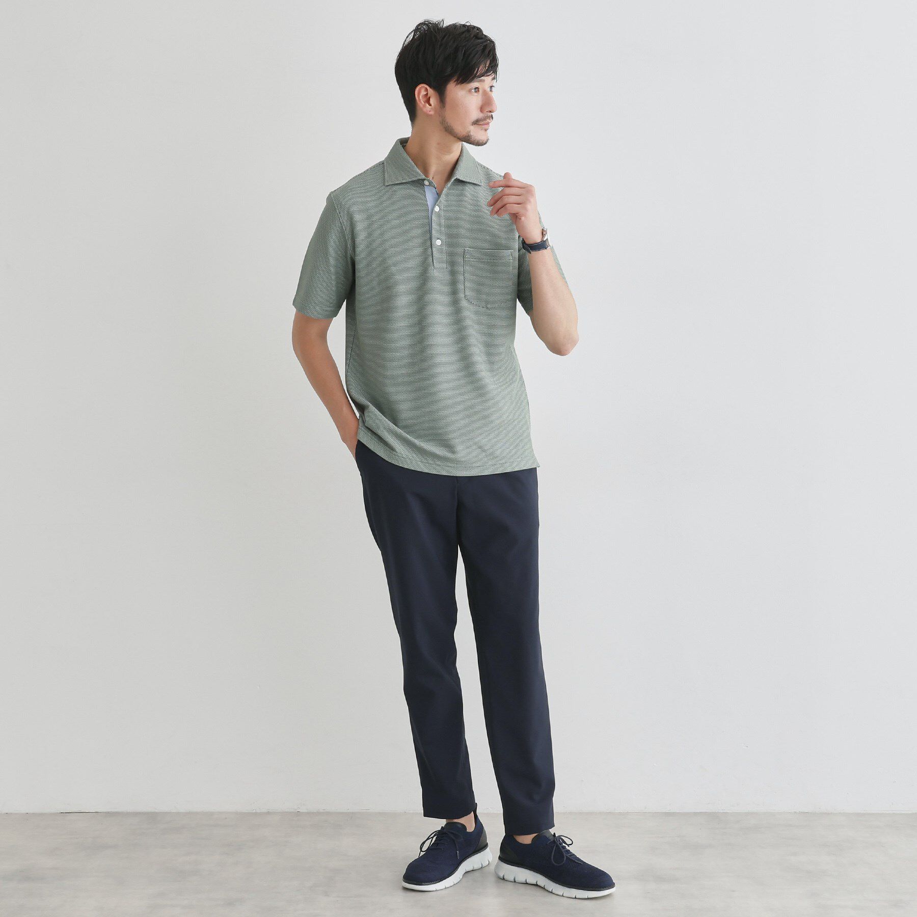 TAKEO KIKUCHI「【LIMITED】吸水速乾セットアップ／背抜きジャケット＆イージーパンツ」|スーツ|