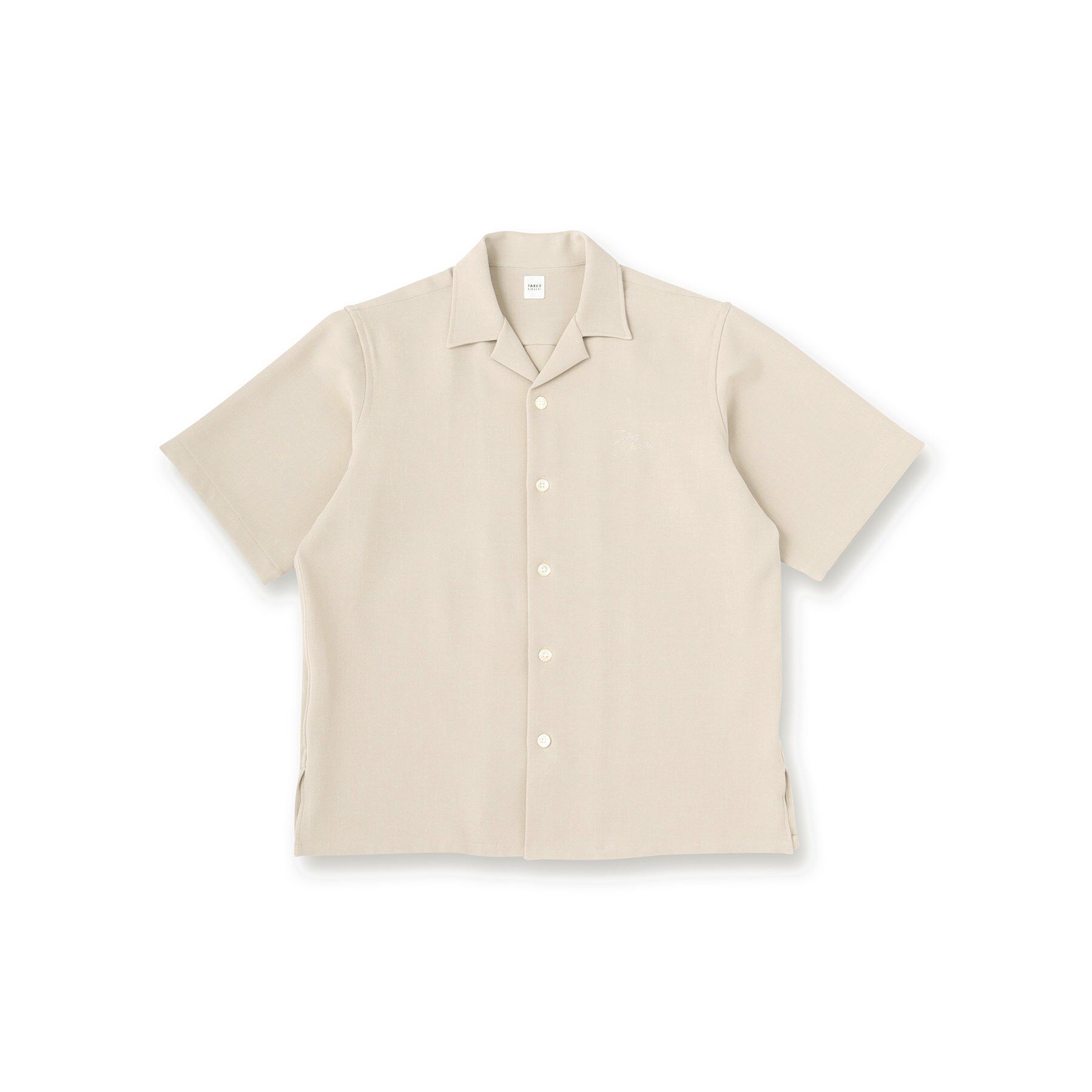 TAKEO KIKUCHI「【LIMITED】ハンドライティングロゴ 1ポイントジャージ半袖シャツ」|シャツ・ブラウス|