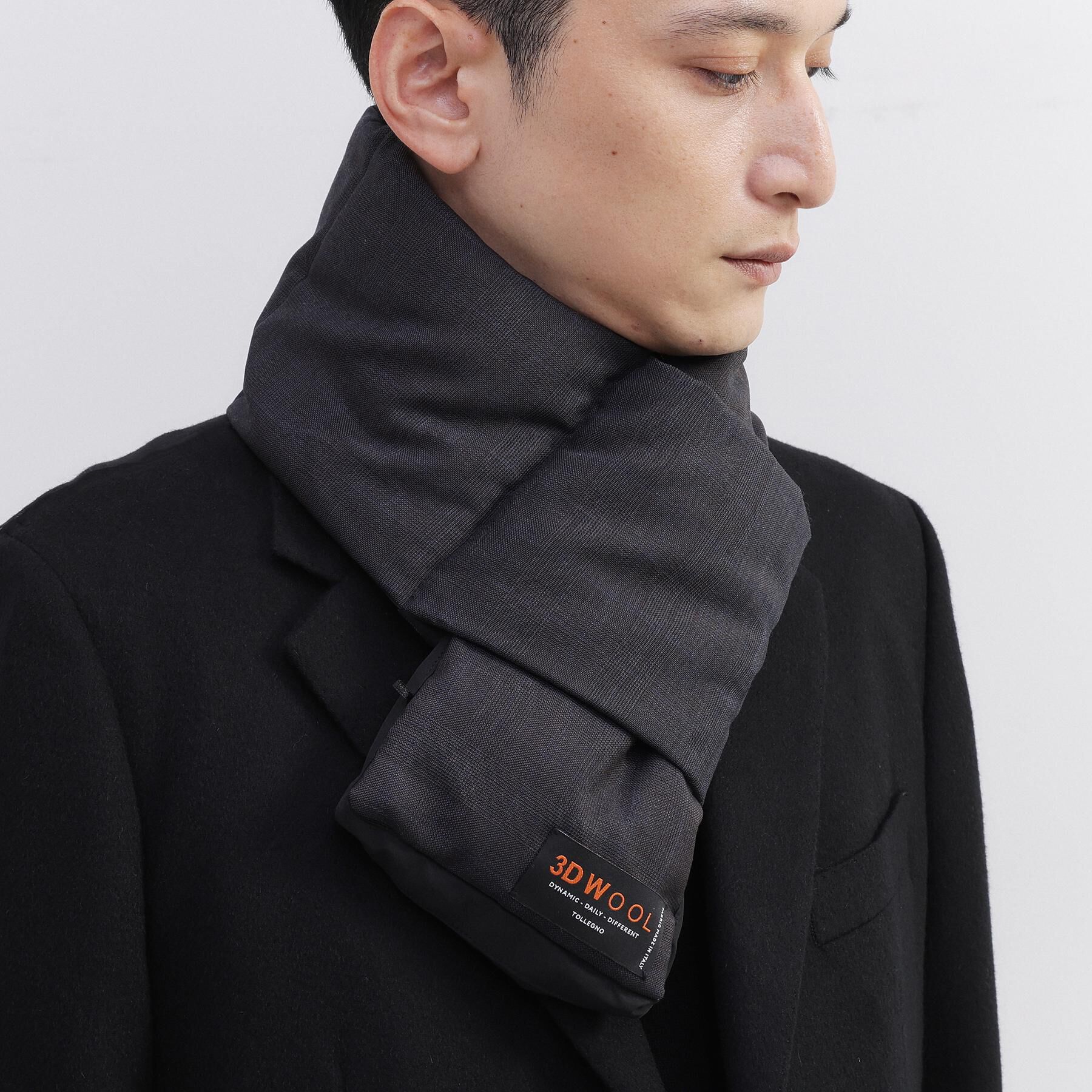 TAKEO KIKUCHI「インポートファブリック ダウンマフラー」|ストール|