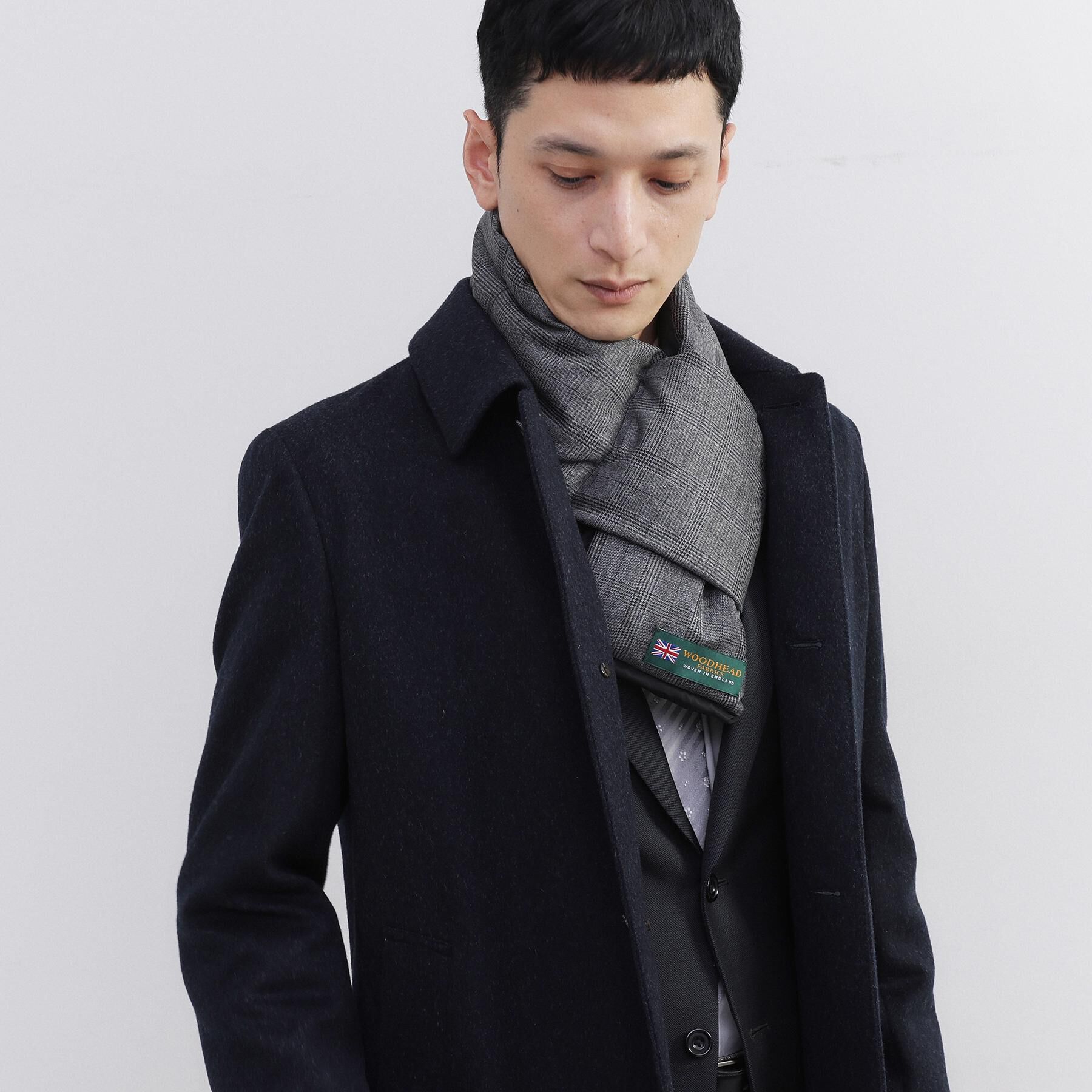 TAKEO KIKUCHI「インポートファブリック ダウンマフラー」|ストール|