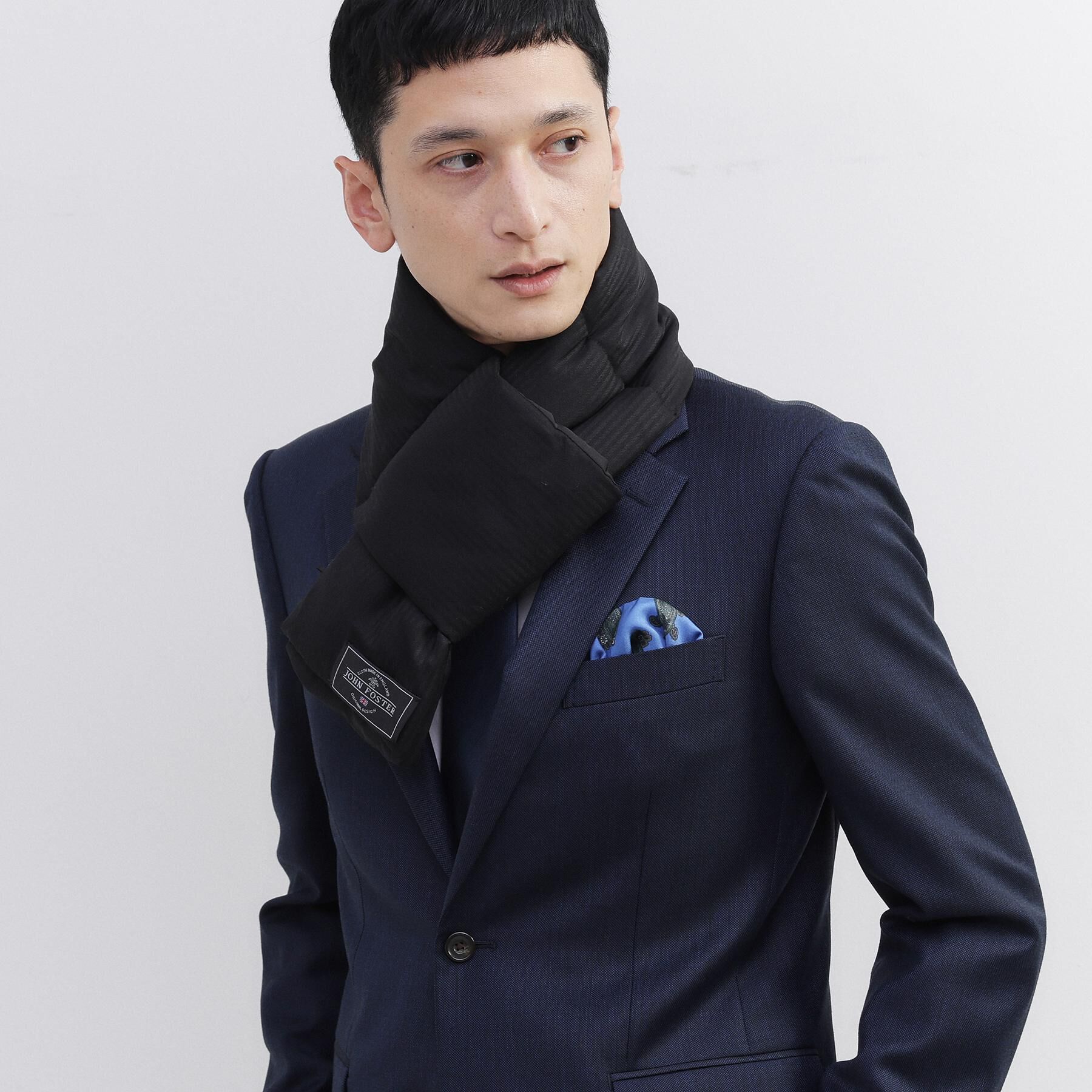 TAKEO KIKUCHI「インポートファブリック ダウンマフラー」|ストール|