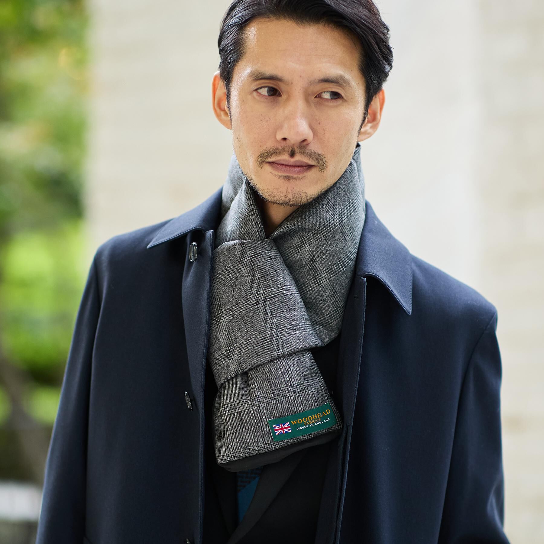 TAKEO KIKUCHI「インポートファブリック ダウンマフラー」|ストール|