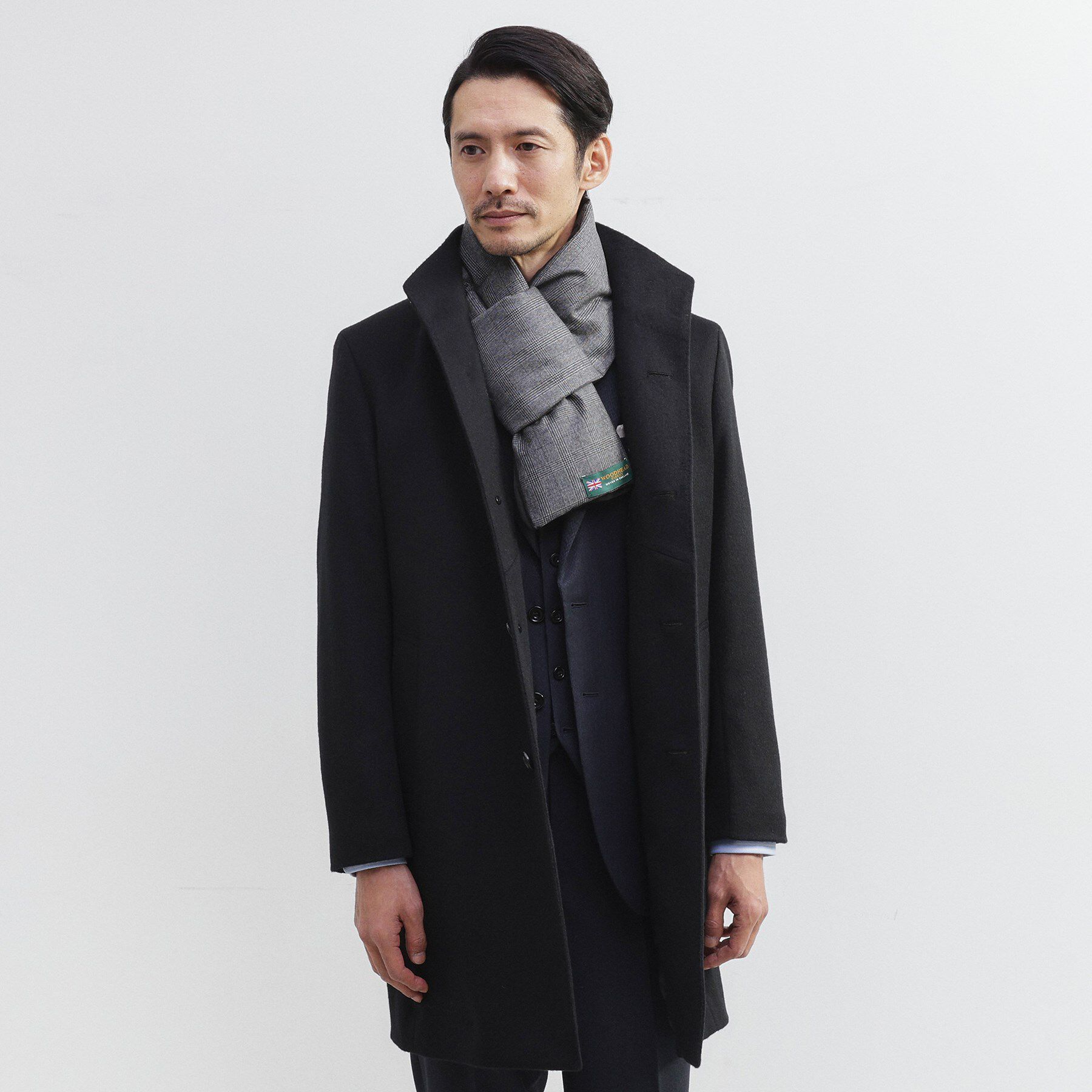 TAKEO KIKUCHI「インポートファブリック ダウンマフラー」|ストール|
