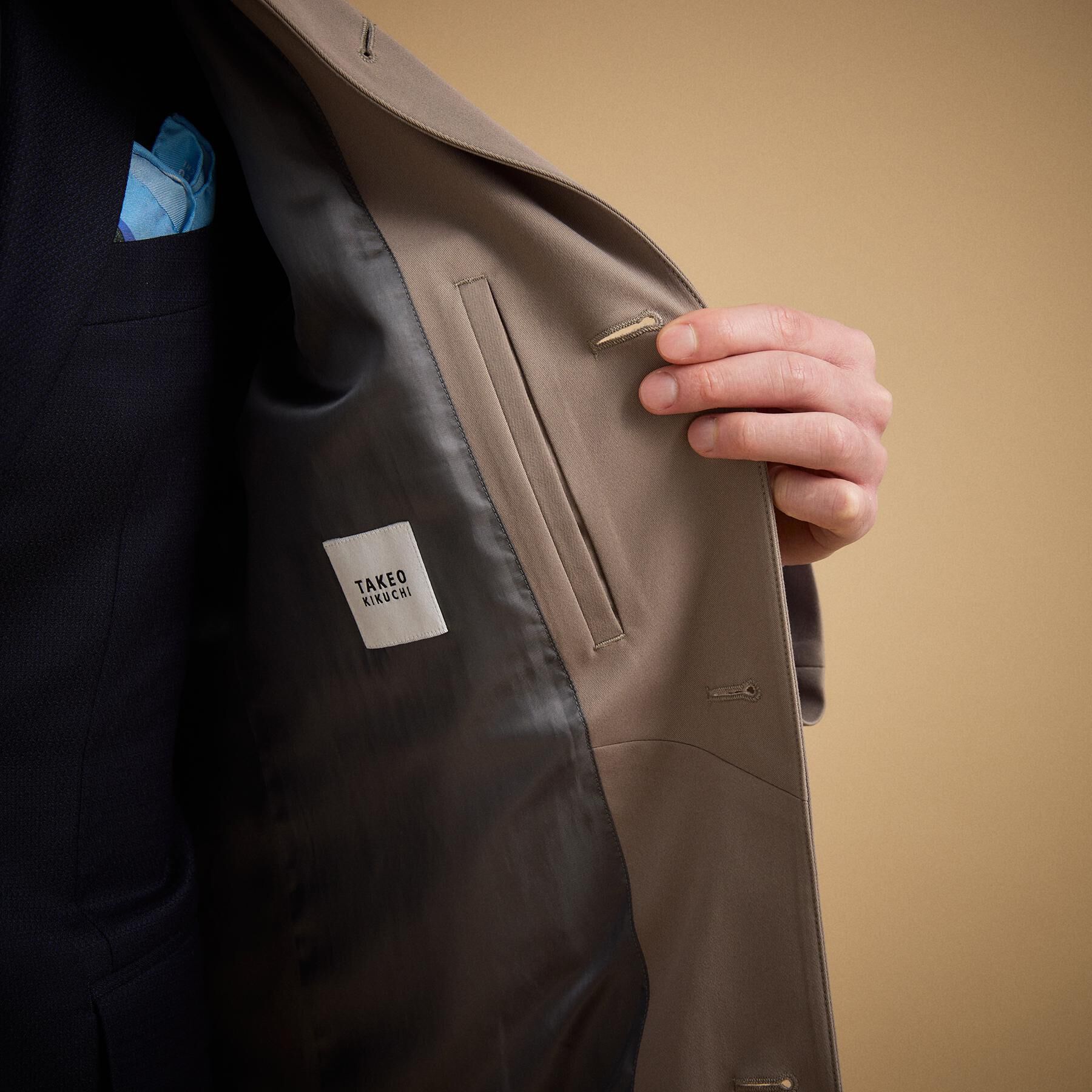 TAKEO KIKUCHI「撥水ツイル スタンドカラー コート」|その他|